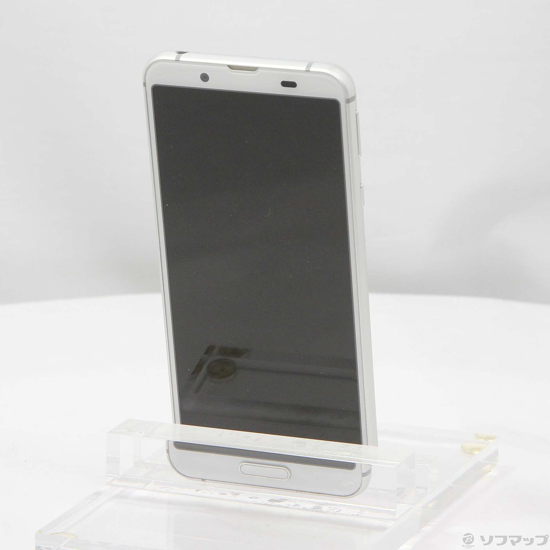 中古】AQUOS sense3 64GB シルバーホワイト SHV45 auロック解除SIM