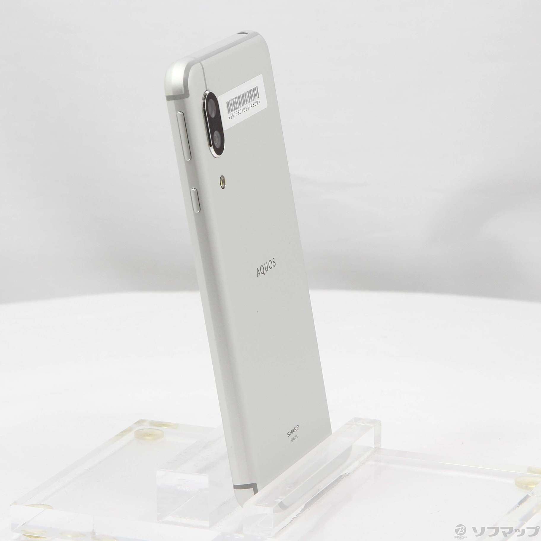 中古】AQUOS sense3 64GB シルバーホワイト SHV45 auロック解除SIM