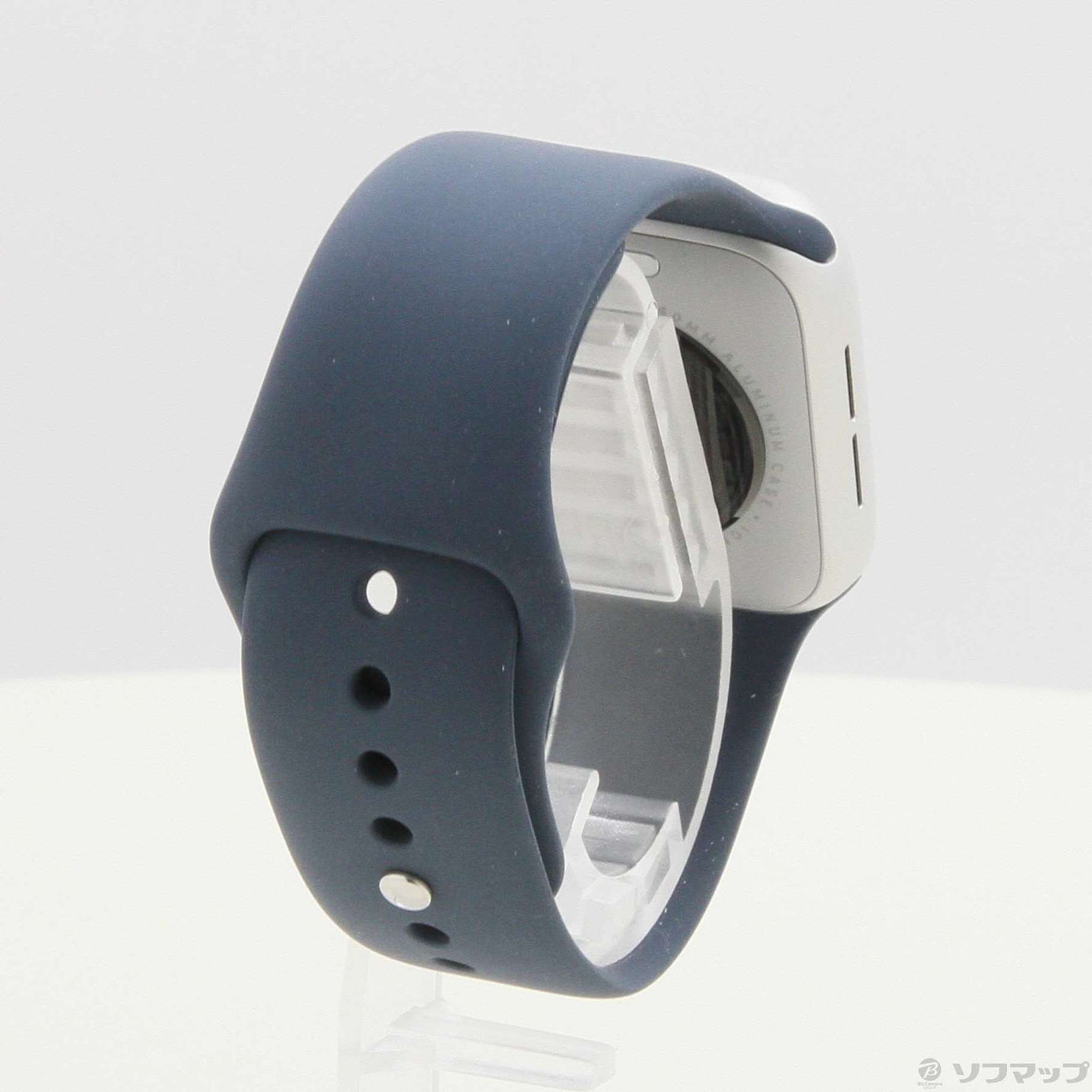 Apple Watch SE 第2世代 GPS 40mm シルバーアルミニウムケース ストームブルースポーツバンド
