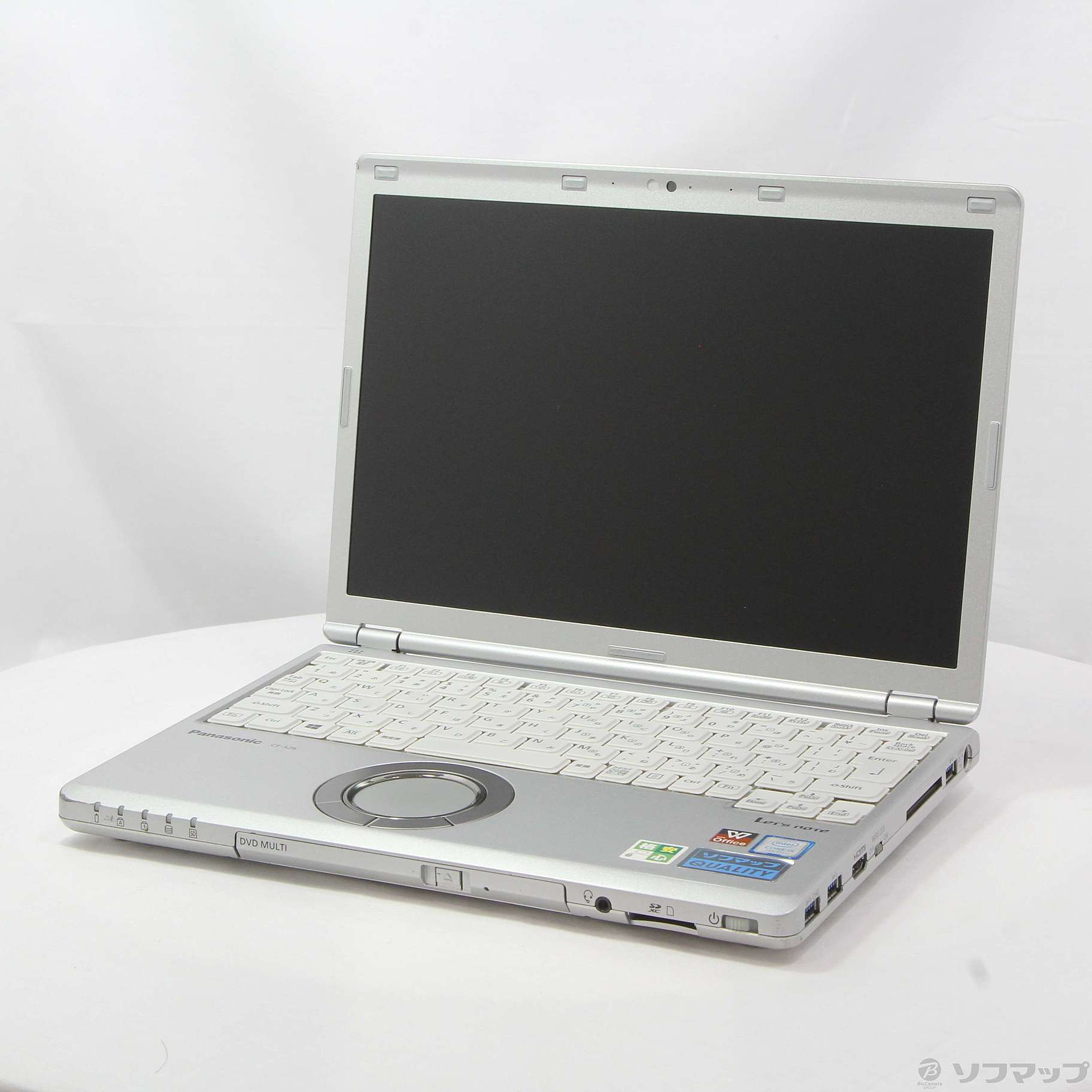 中古】格安安心パソコン Lets note SZ6 CF-SZ6HDEVS シルバー