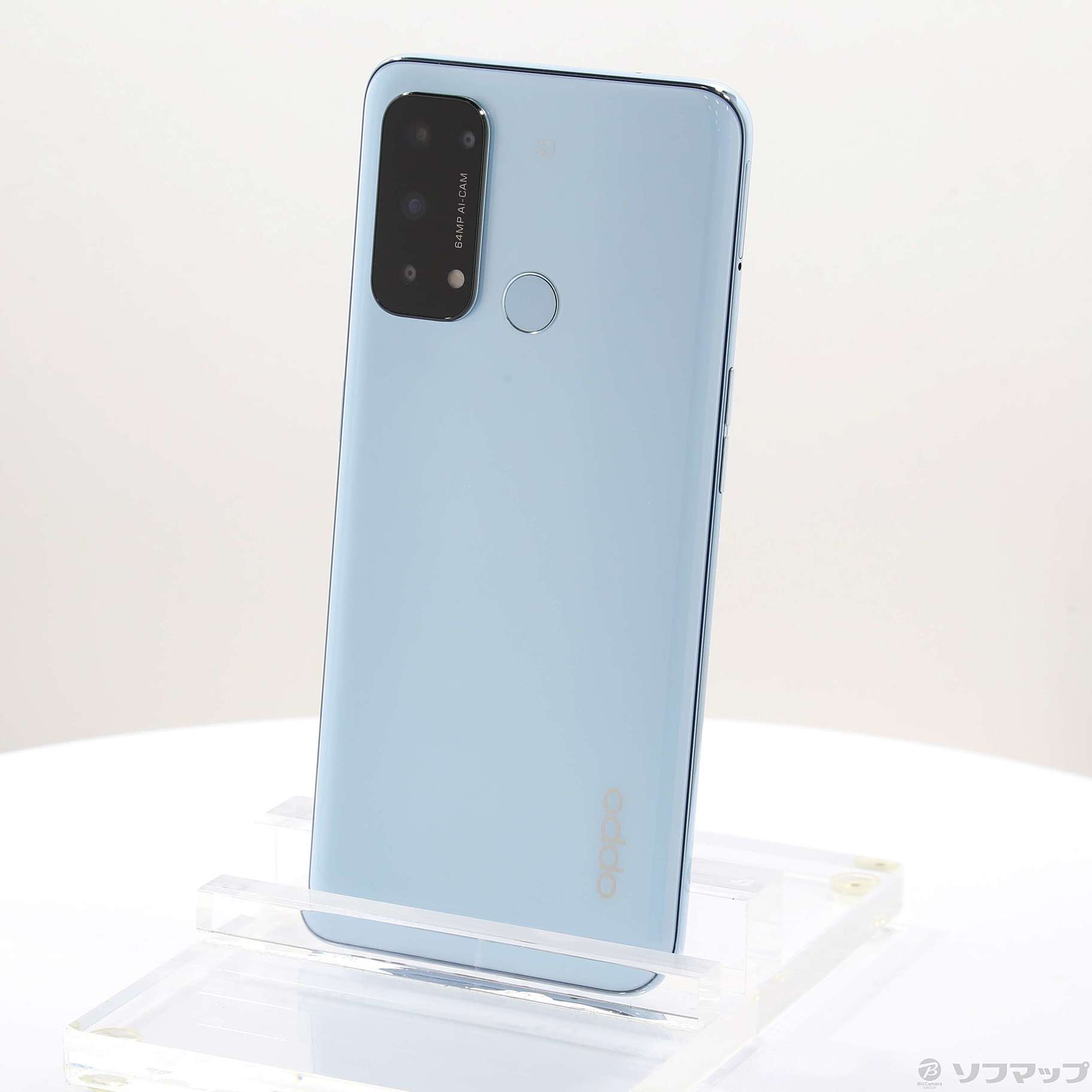 中古】OPPO Reno5 A 128GB アイスブルー A101OP Y!mobile