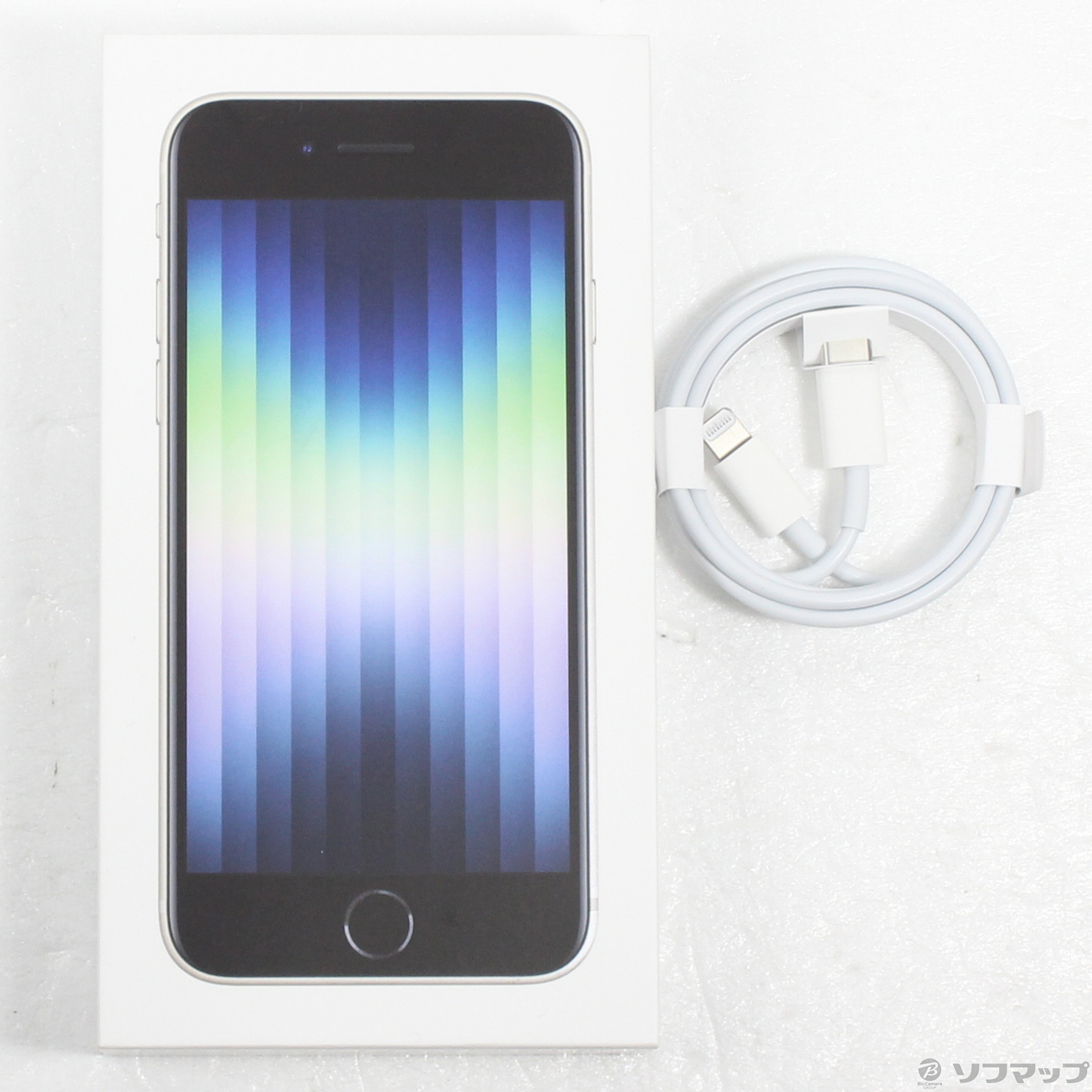 中古】iPhone SE 第3世代 64GB スターライト MMYD3J／A SIMフリー [2133051601518] -  リコレ！|ビックカメラグループ ソフマップの中古通販サイト