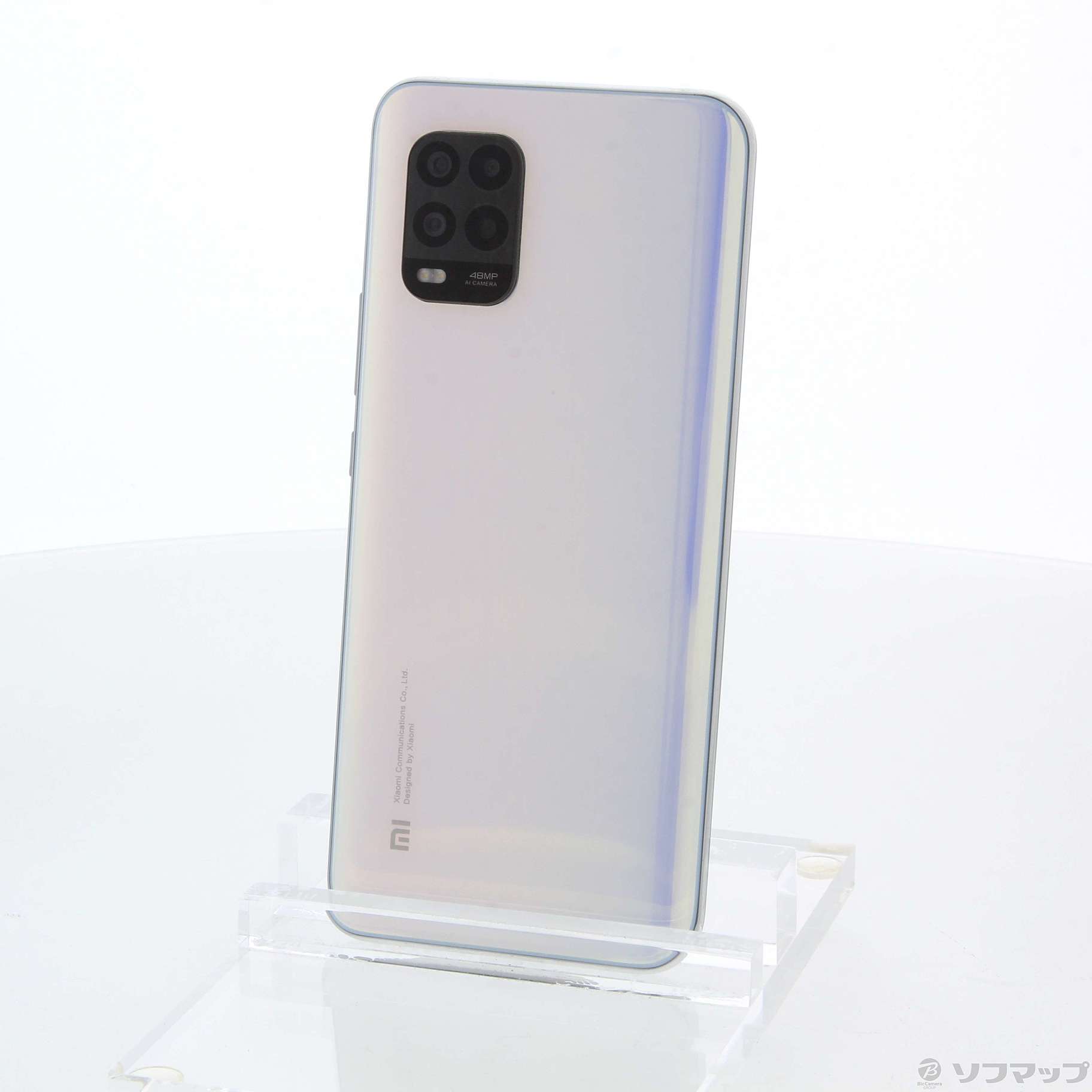 中古】Mi 10 Lite 5G 128GB ドリームホワイト XIG01SWA auロック解除