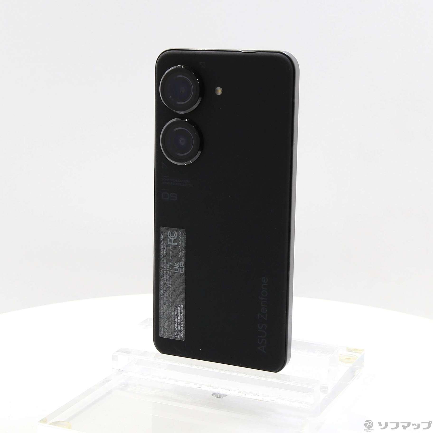 中古】Zenfone 9 256GB ミッドナイトブラック ZF9-BK8S256 SIMフリー