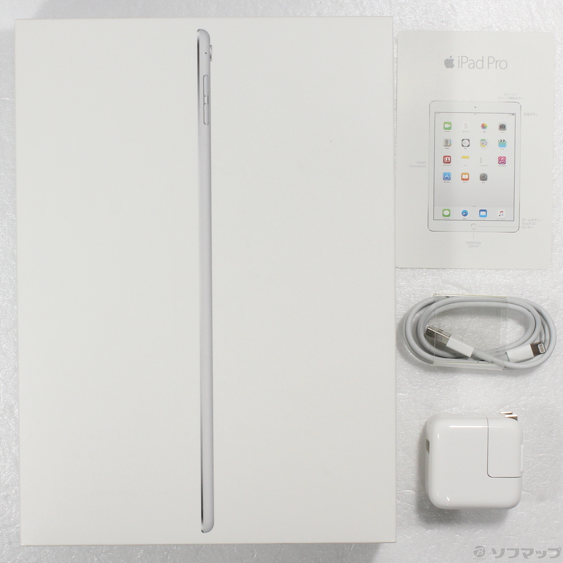 中古】iPad Pro 9.7インチ 128GB シルバー MLMW2J／A Wi-Fi