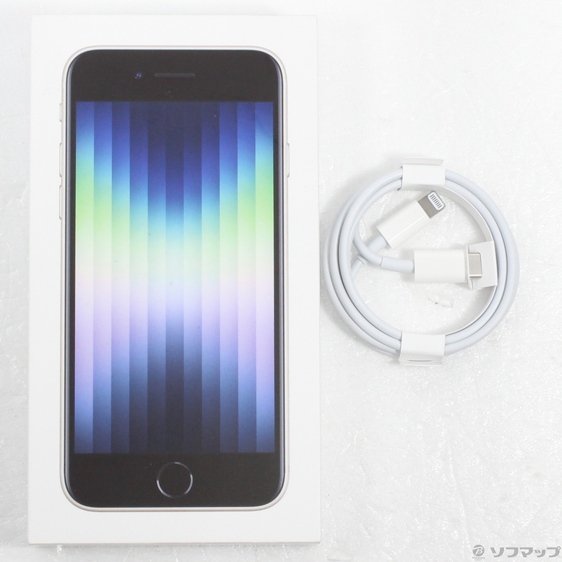 中古】iPhone SE 第3世代 64GB スターライト MMYD3J／A SIMフリー