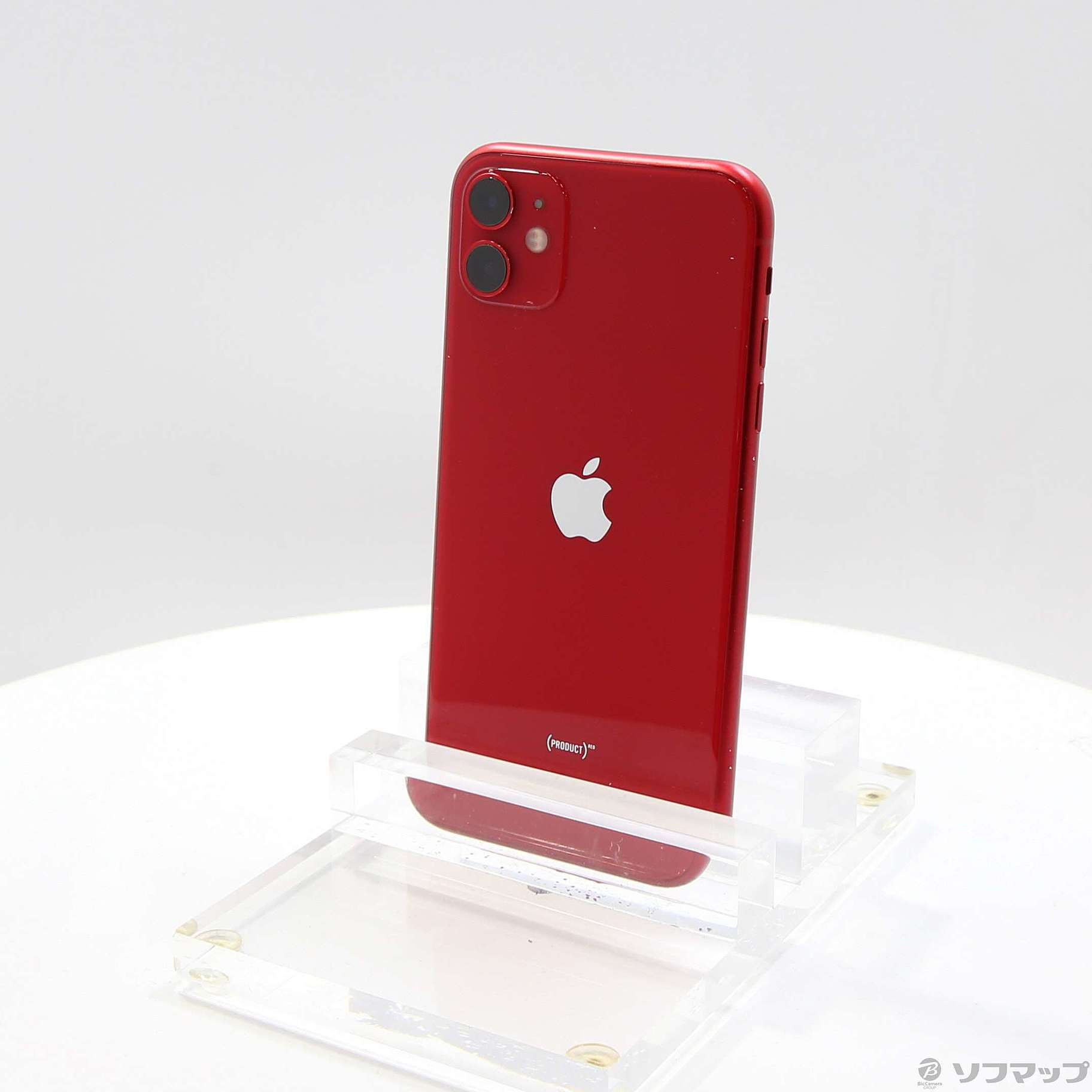 SIMタイプnanoe美品iPhone 11 (PRODUCT)レッド 64GB初期化済みSIMフリー