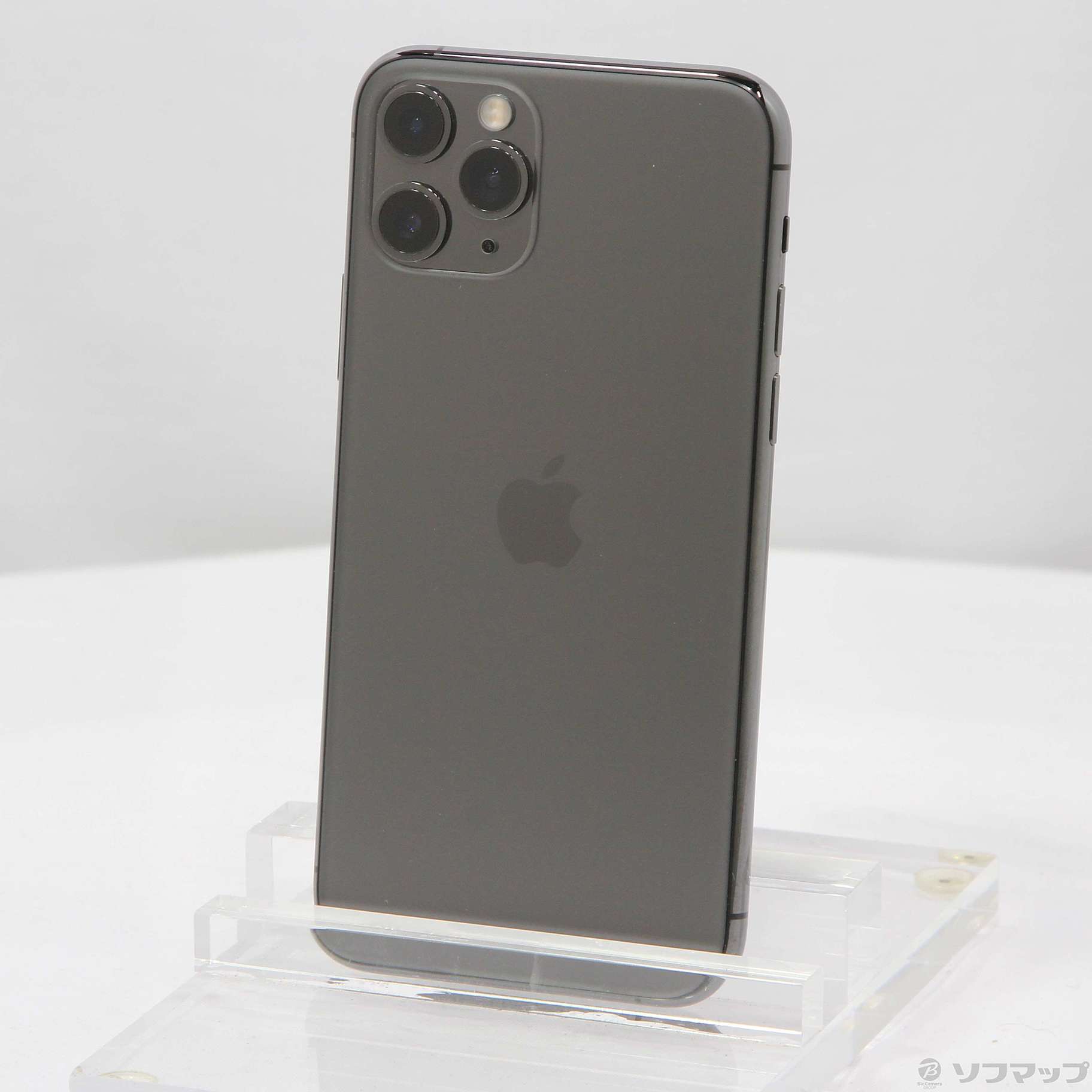 (中古)Apple iPhone11 Pro 256GB スペースグレイ MWC72J/A SIMフリー(258-ud)