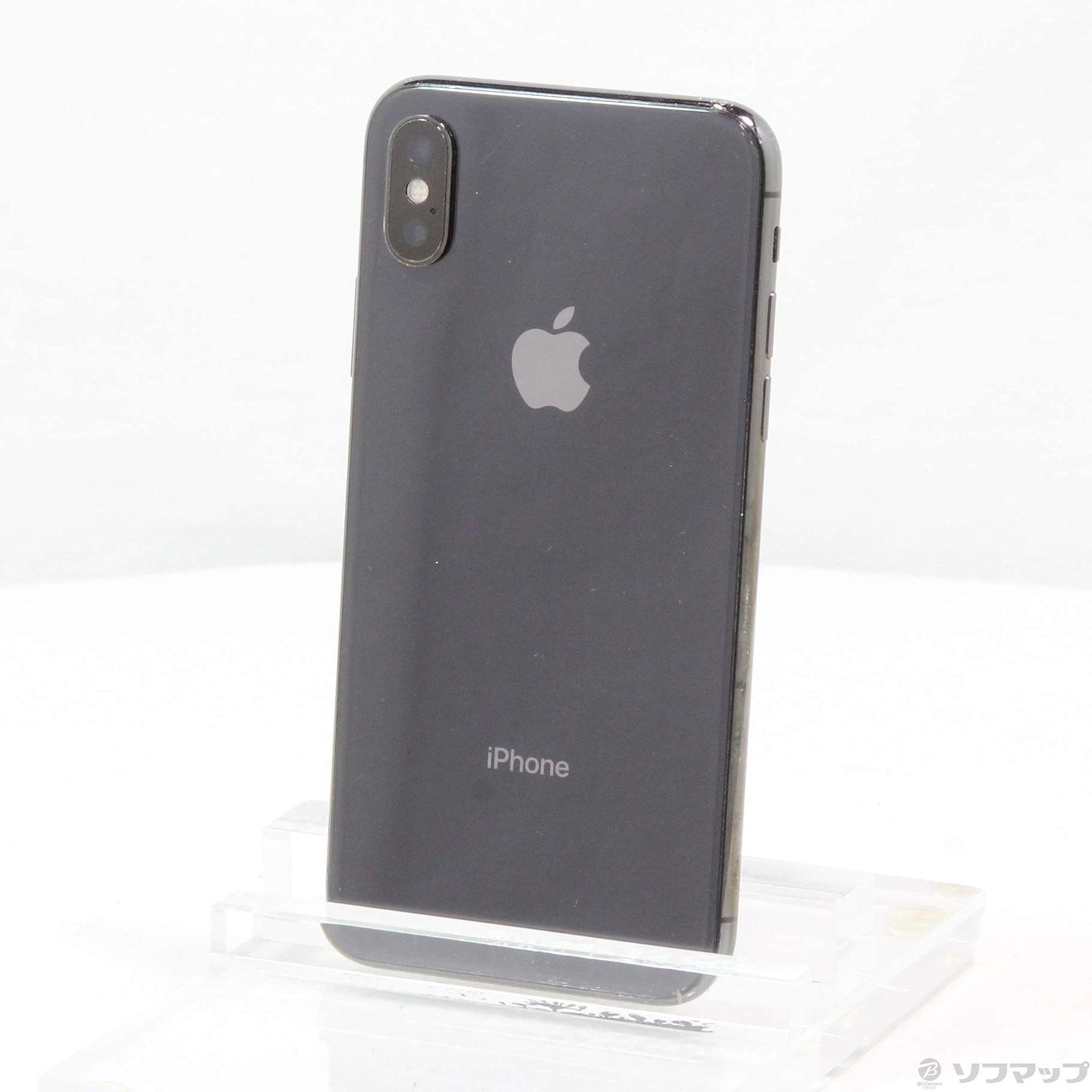 中古】iPhoneX 64GB スペースグレイ MQAX2J／A SIMフリー