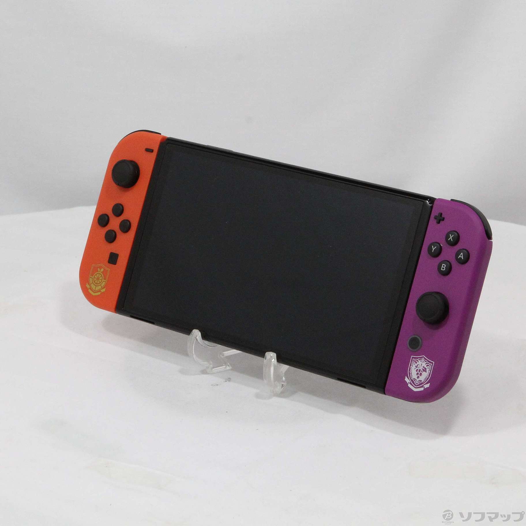 中古】Nintendo Switch 有機ELモデル スカーレット・バイオレット