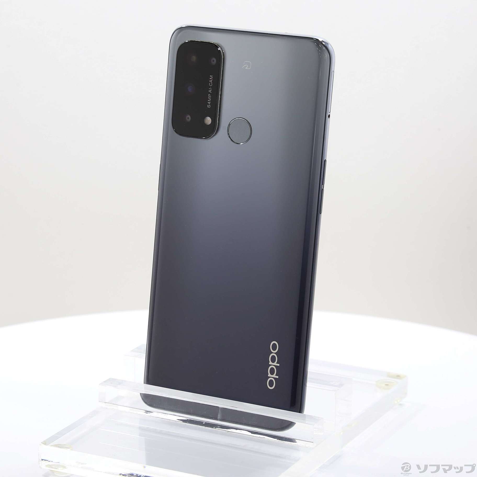 中古】OPPO Reno5 A 128GB シルバーブラック CPH2199 SIMフリー