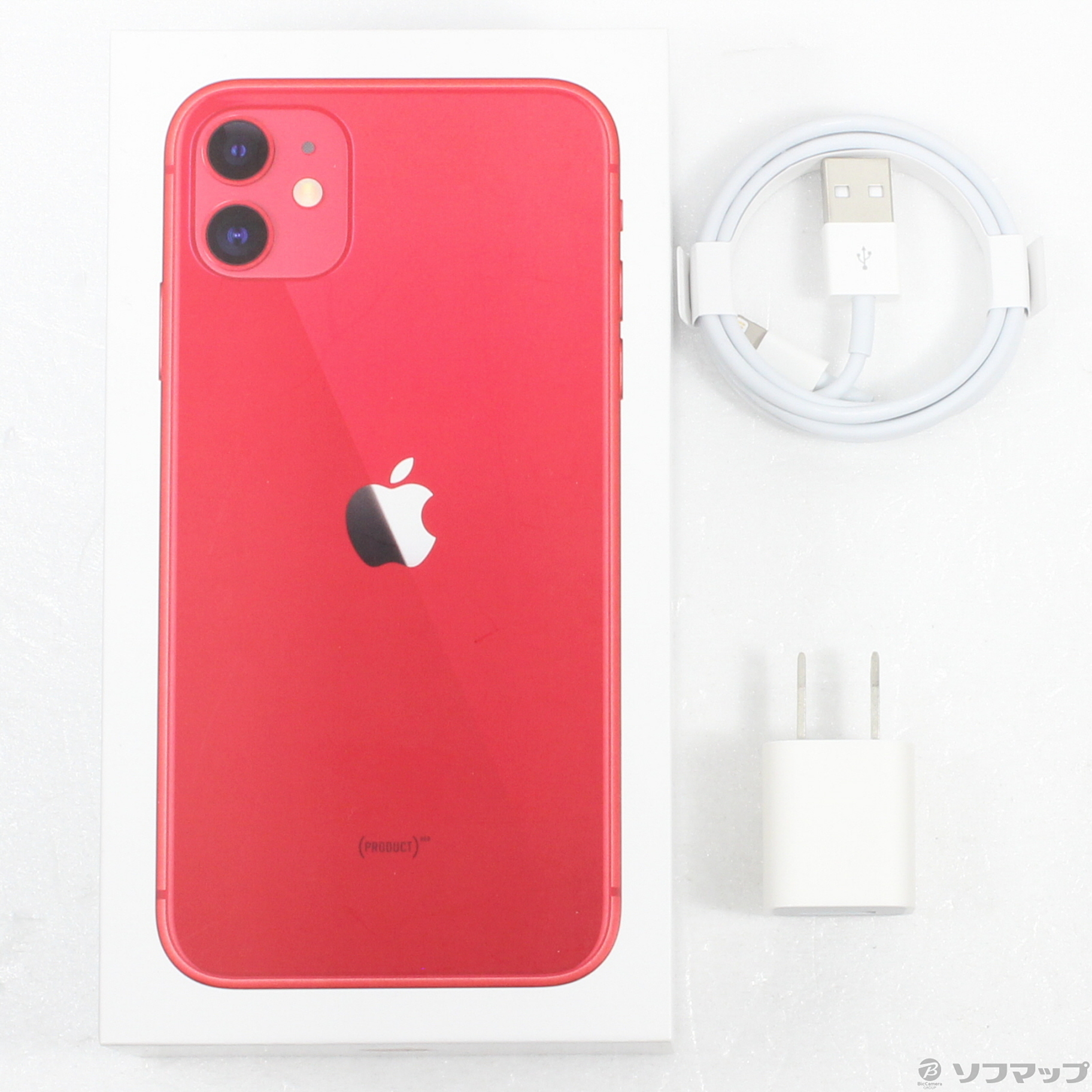 iPhone 11 (PRODUCT)RED 64 GB SIMフリー - スマートフォン本体