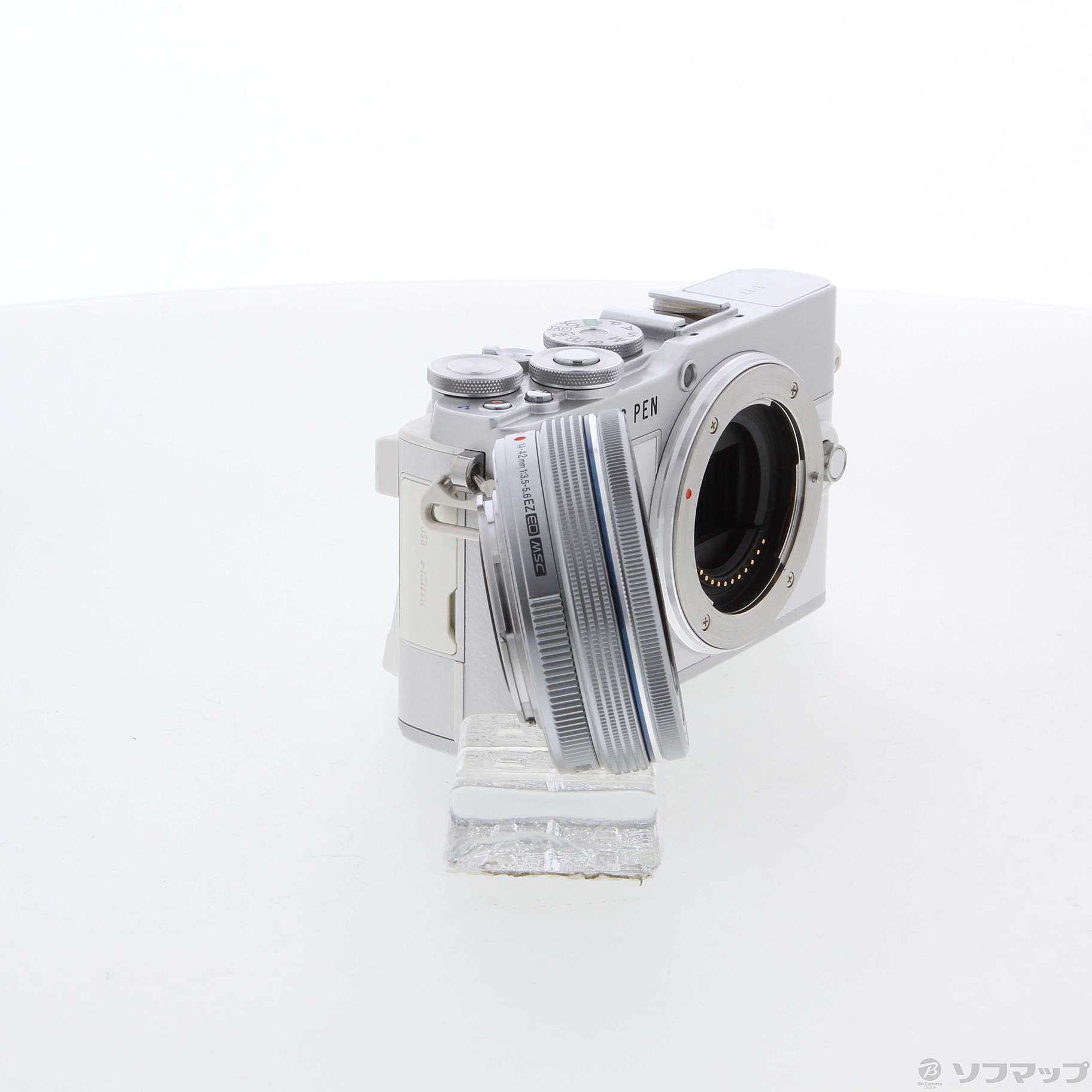 中古】OLYMPUS PEN E-P7 14-42mm EZレンズキット ホワイト 