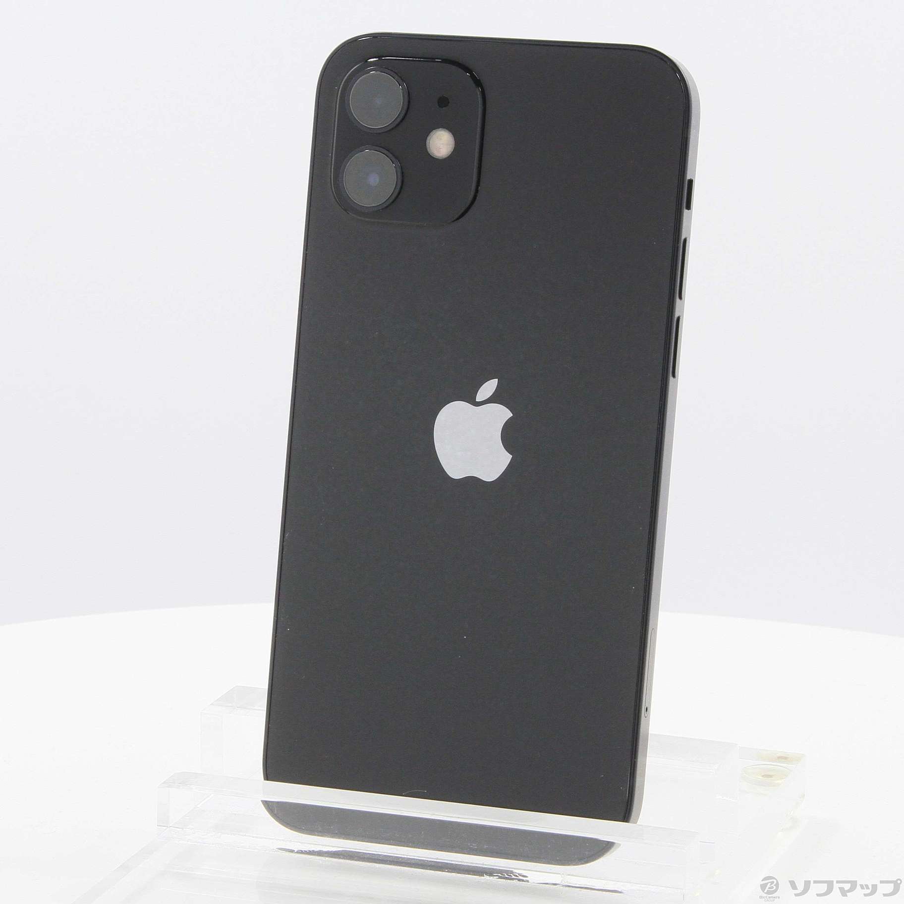 中古】iPhone12 64GB ブラック MGHN3J／A SIMフリー [2133051680988