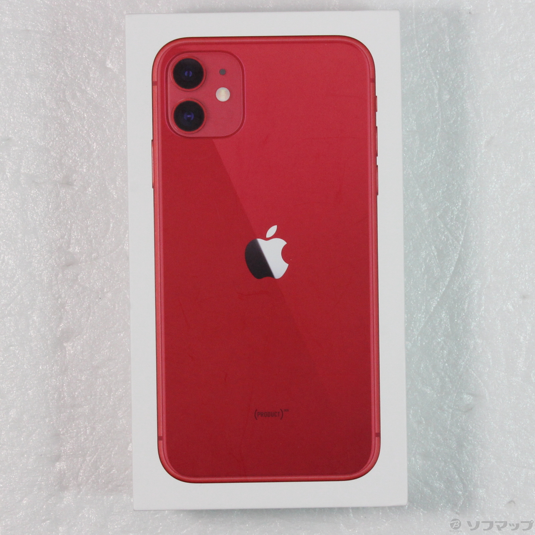 71【美品】iPhone 11 RED 256 GB SIMフリーむぎぱち