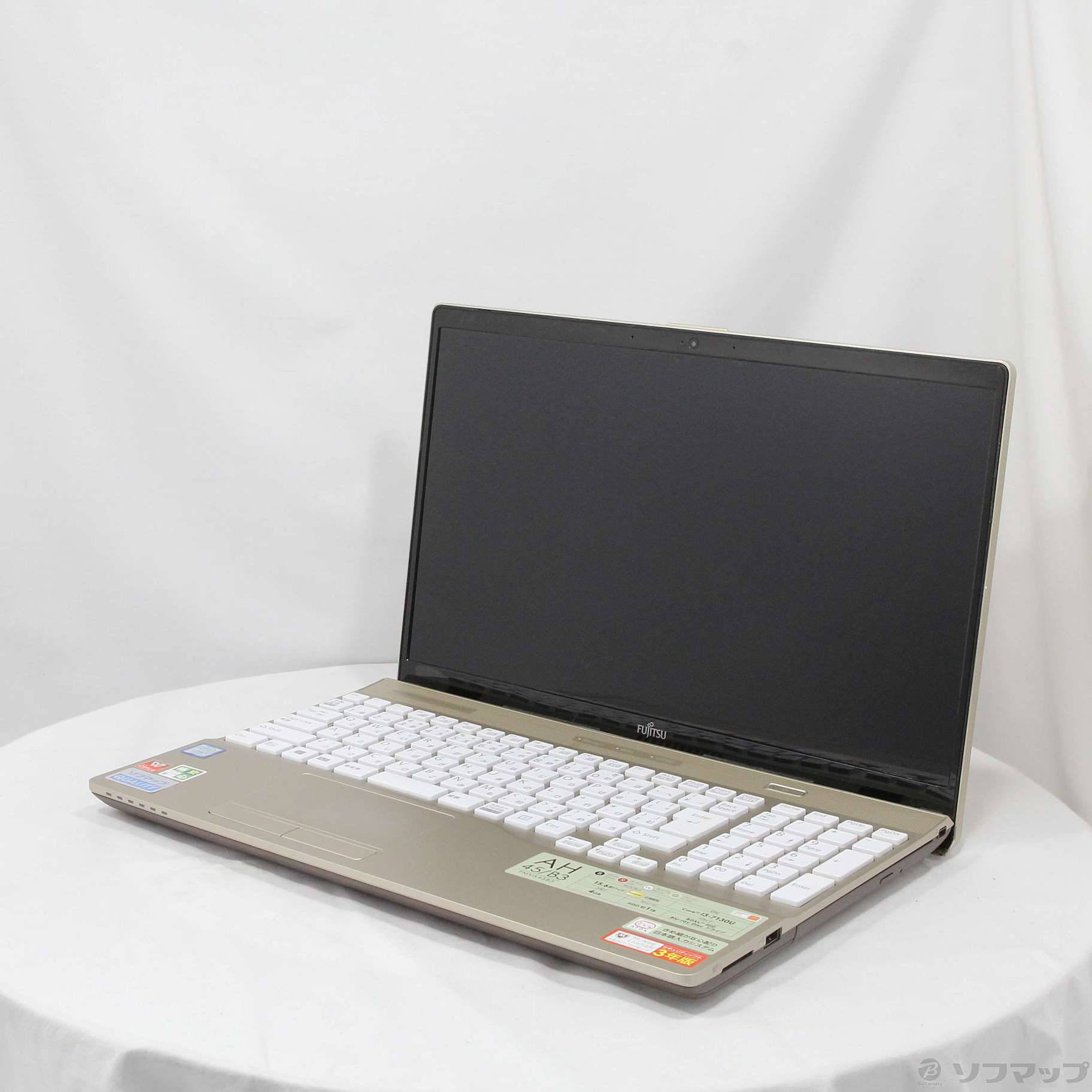 中古】格安安心パソコン LIFEBOOK AH45／B3 FMVA45B3G シャンパン