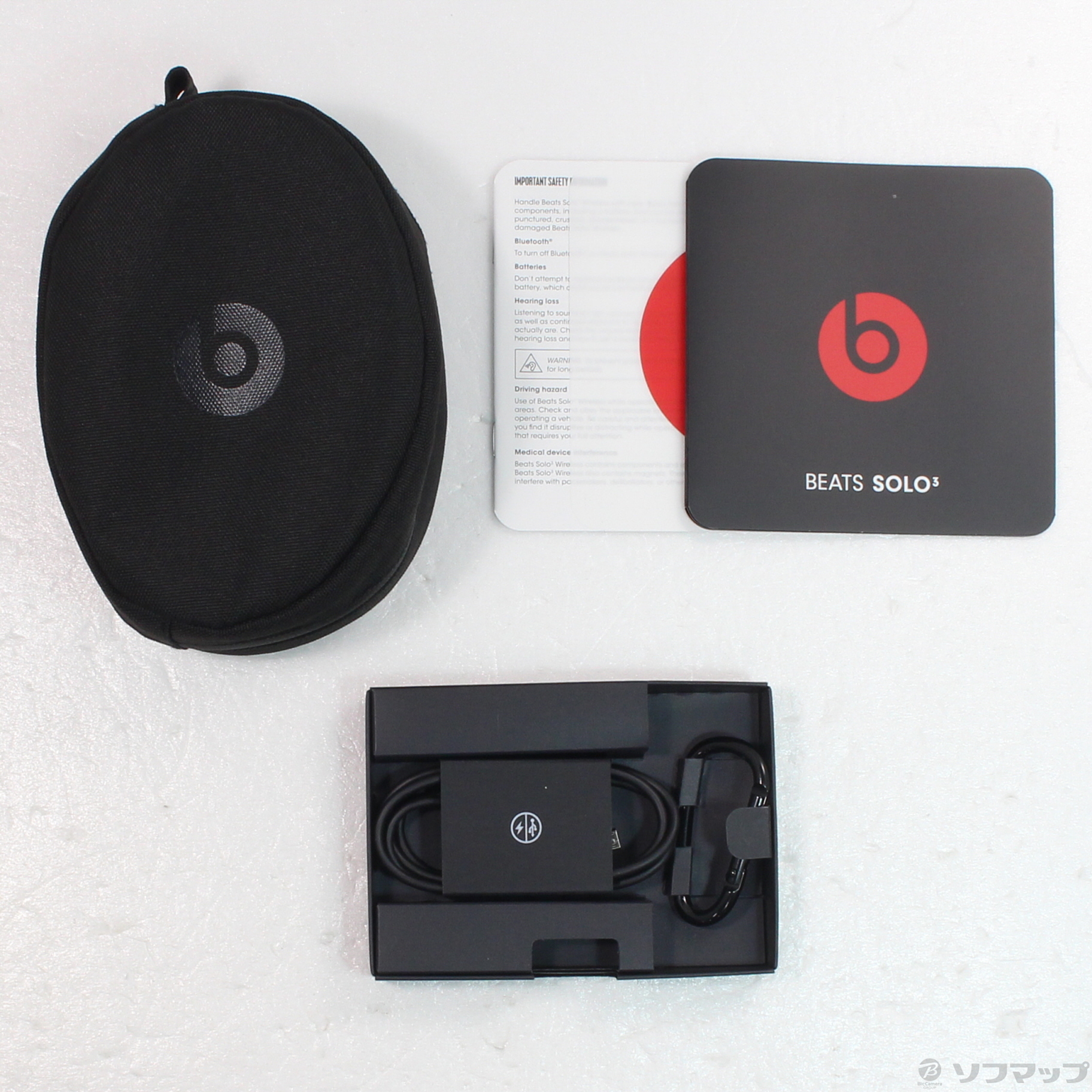 中古】Beats Solo 3 Wireless MX432PA／A ブラック [2133051692578 