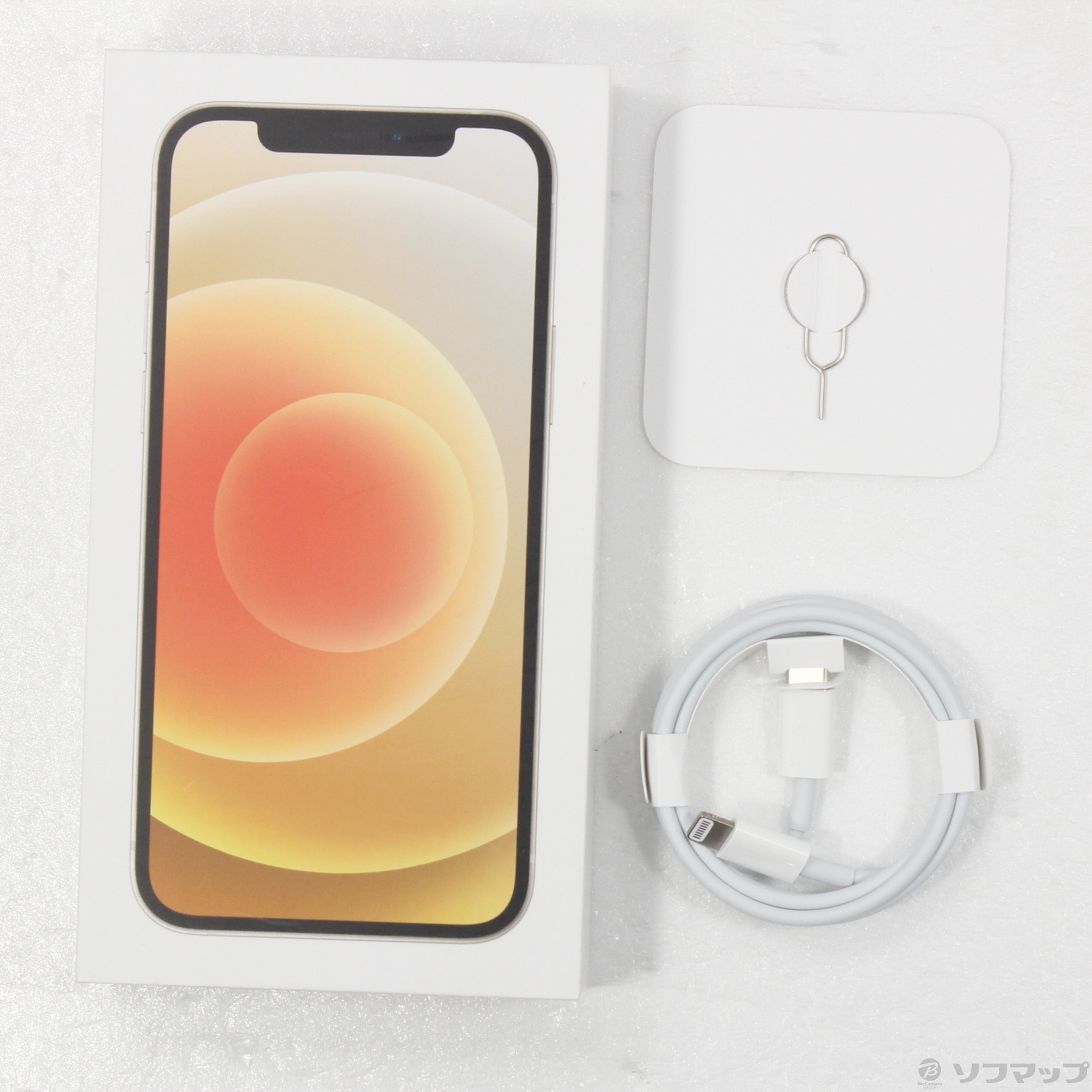 中古】セール対象品 iPhone12 64GB ホワイト MGHP3J／A SIMフリー