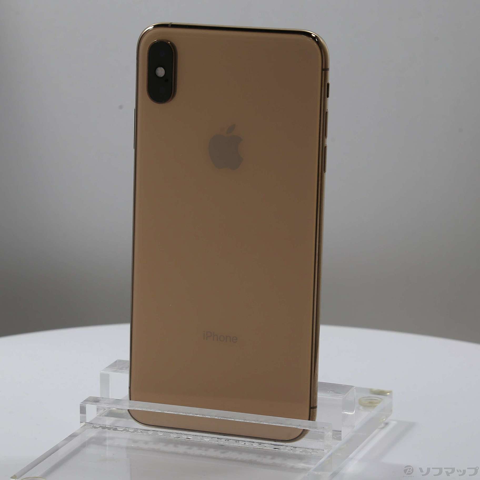 (中古)Apple iPhoneXS Max 64GB ゴールド MT6T2J/A SIMフリー(258-ud)