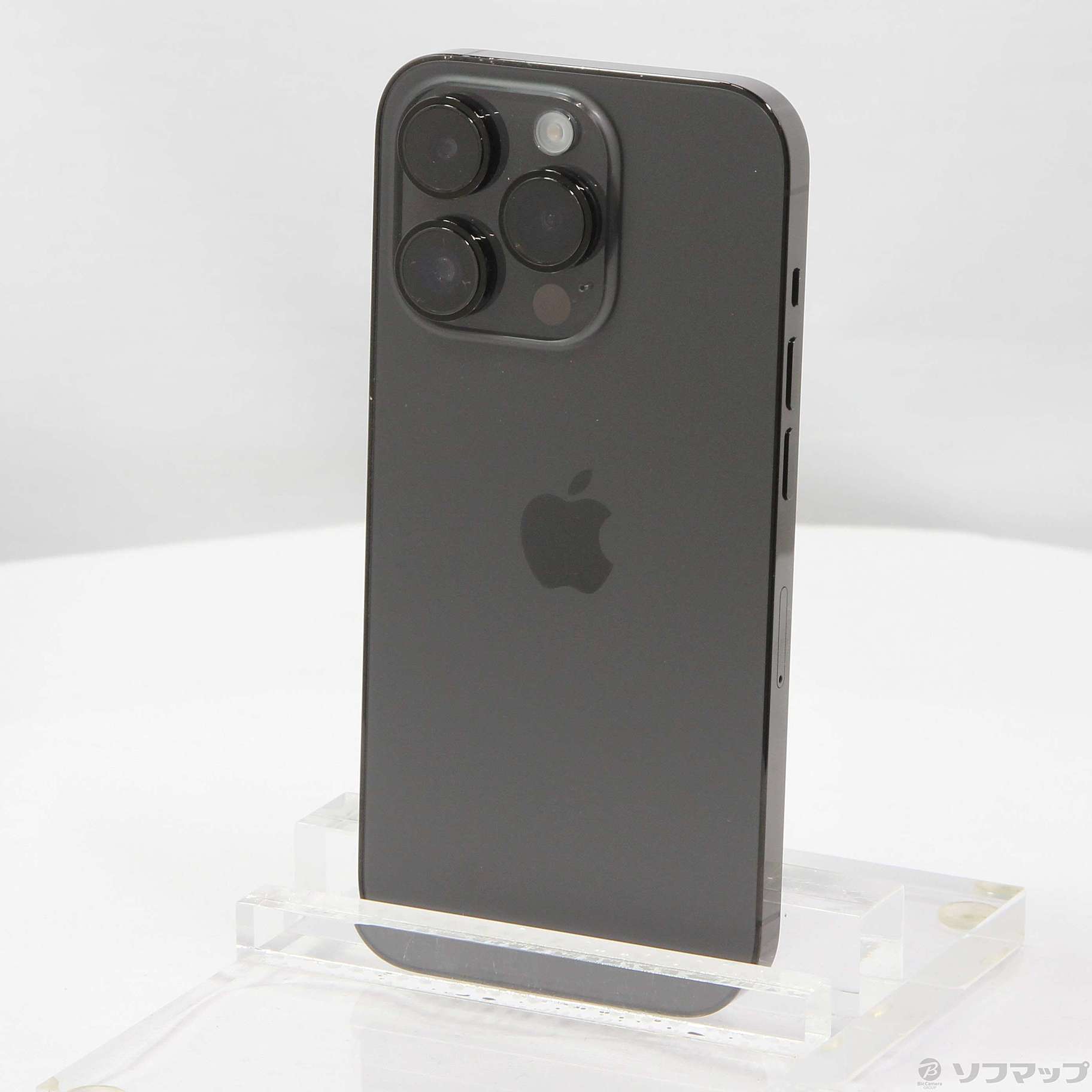 (中古)Apple iPhone14 Pro 256GB スペースブラック MQ0Q3J/A SIMフリー(348-ud)