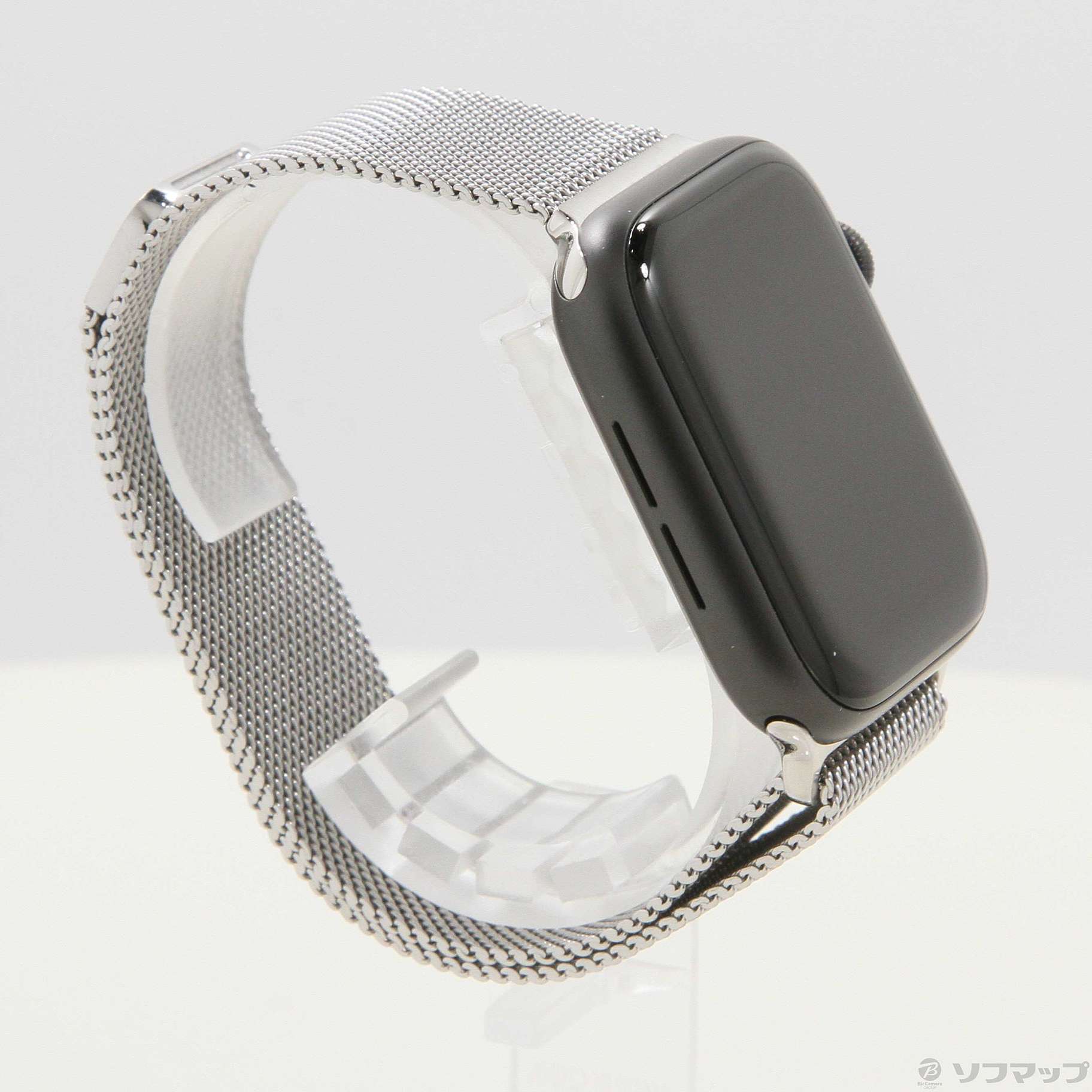 Apple Watch Series 5 GPS 44mm スペースグレイアルミニウムケース ステンレススチールミラネーゼループ