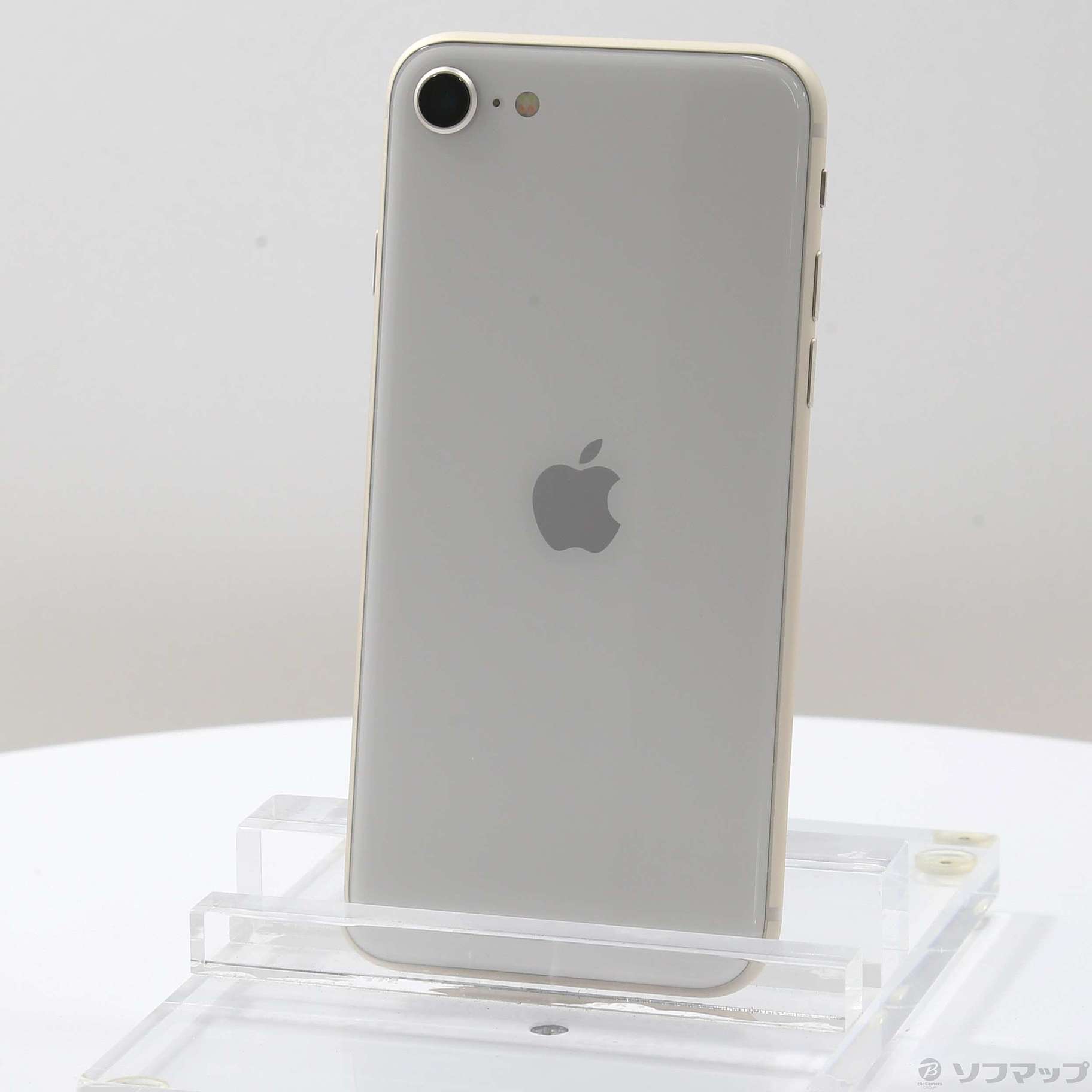 (中古)Apple iPhone SE 第3世代 64GB スターライト MMYD3J/A SIMフリー(377-ud)