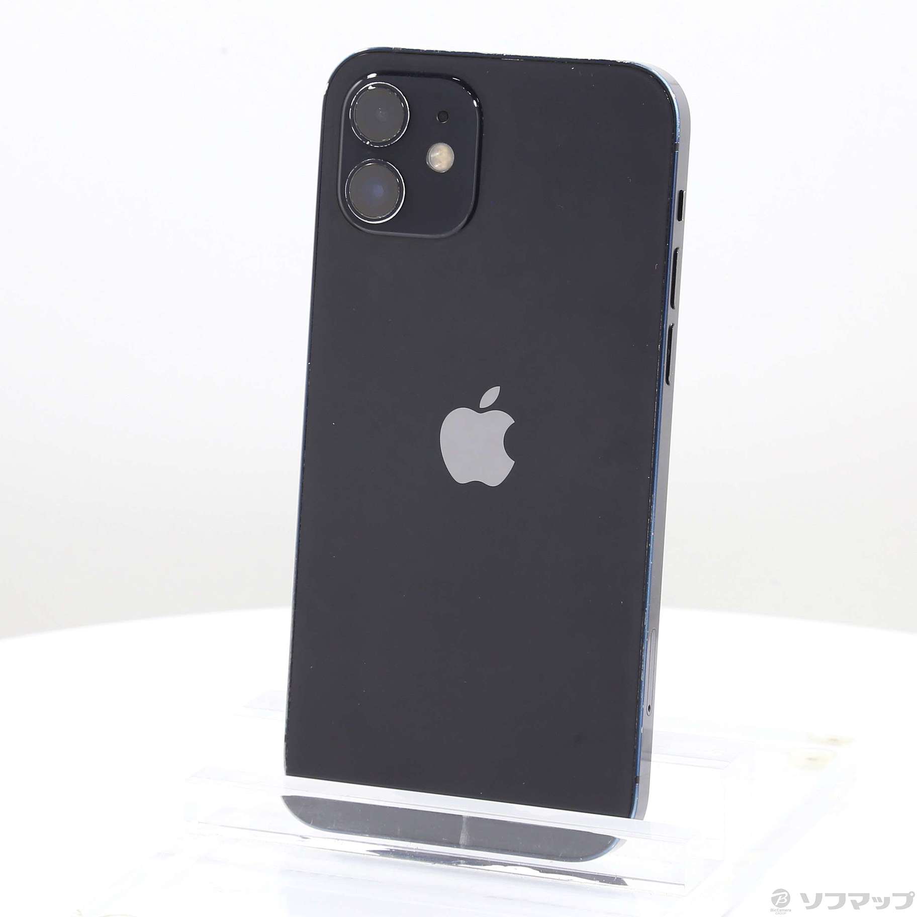 中古】iPhone12 64GB ブラック MGHN3J／A SIMフリー 〔ネットワーク