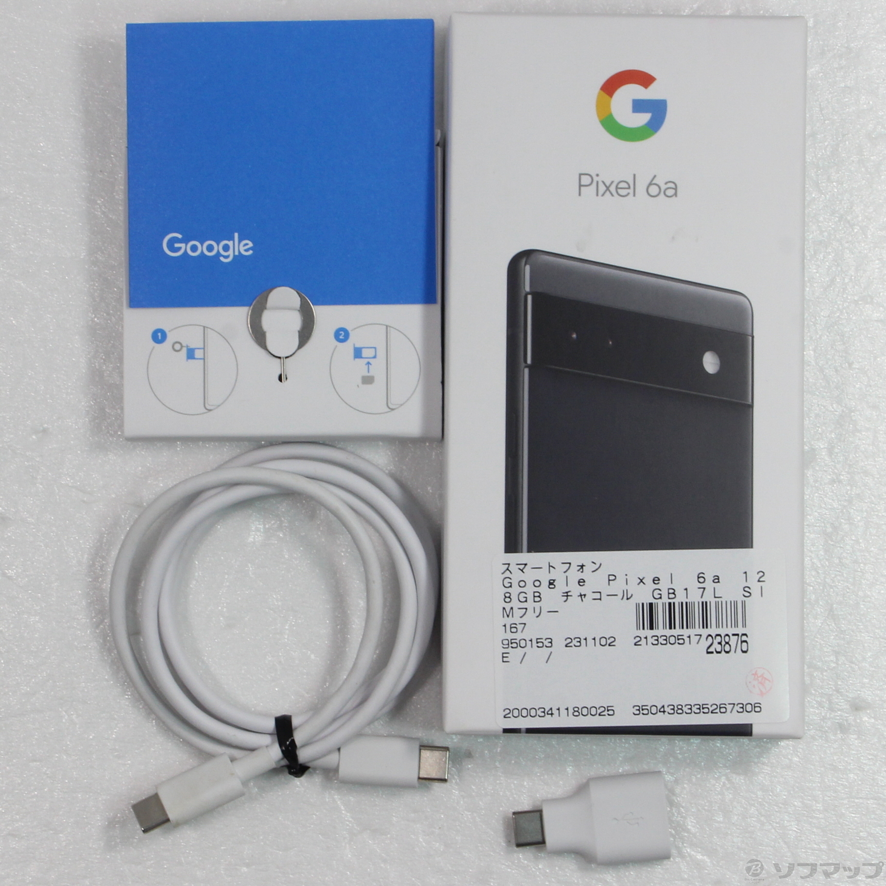 Google Pixel 6a SIMフリー チャコール ブラック 黒