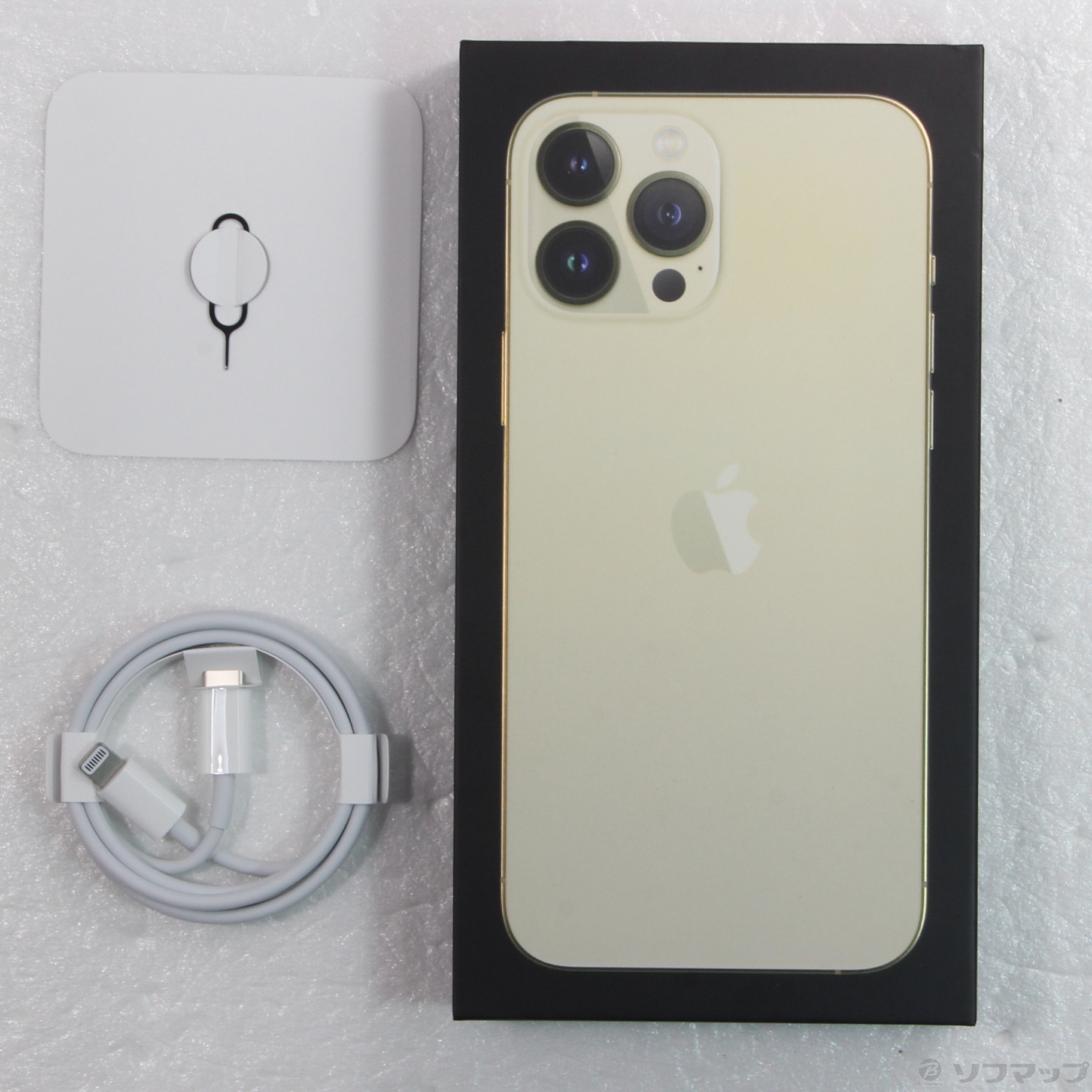 中古】iPhone13 Pro Max 128GB ゴールド MLJ63J／A SIMフリー