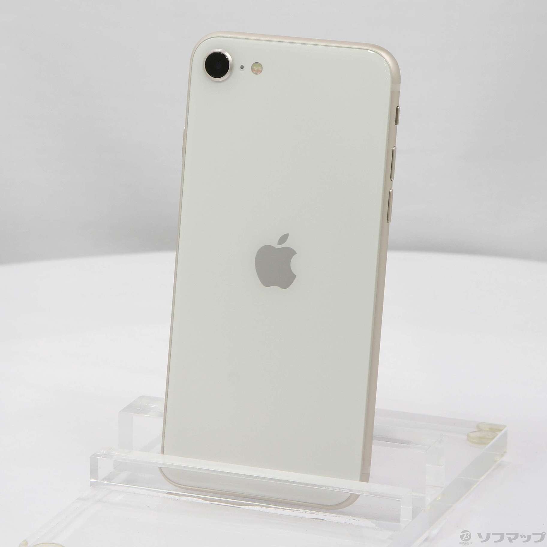中古】〔展示品〕 iPhone SE 第3世代 64GB スターライト 3K433J／A SIM