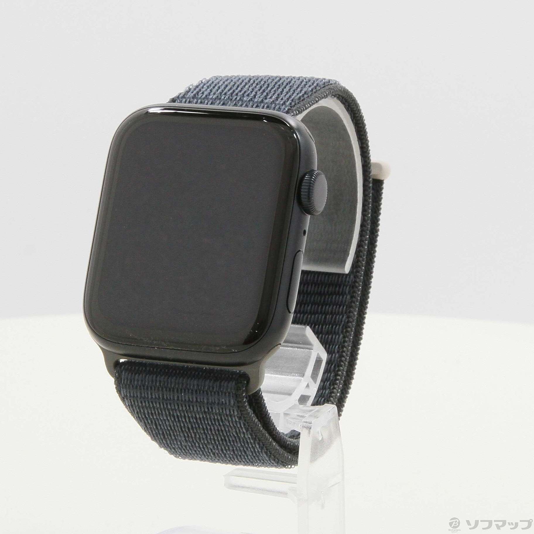 Apple Watch SE 第2世代 GPS 44mm ミッドナイトアルミニウムケース ミッドナイトスポーツループ
