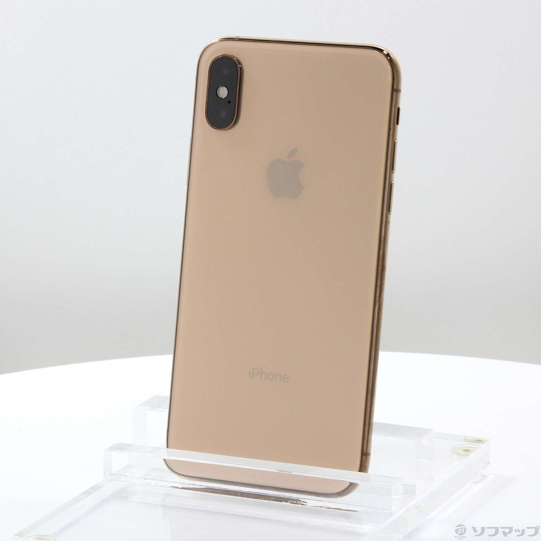 (中古)Apple iPhoneXS 64GB ゴールド MTAY2J/A SIMフリー(368-ud)