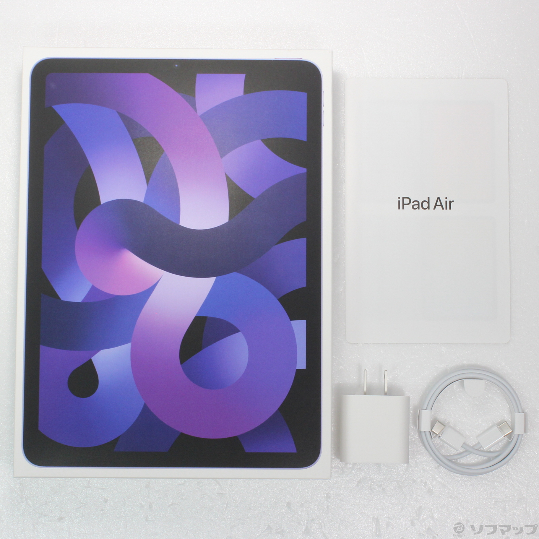 中古】iPad Air 第5世代 64GB パープル MME23J／A Wi-Fi