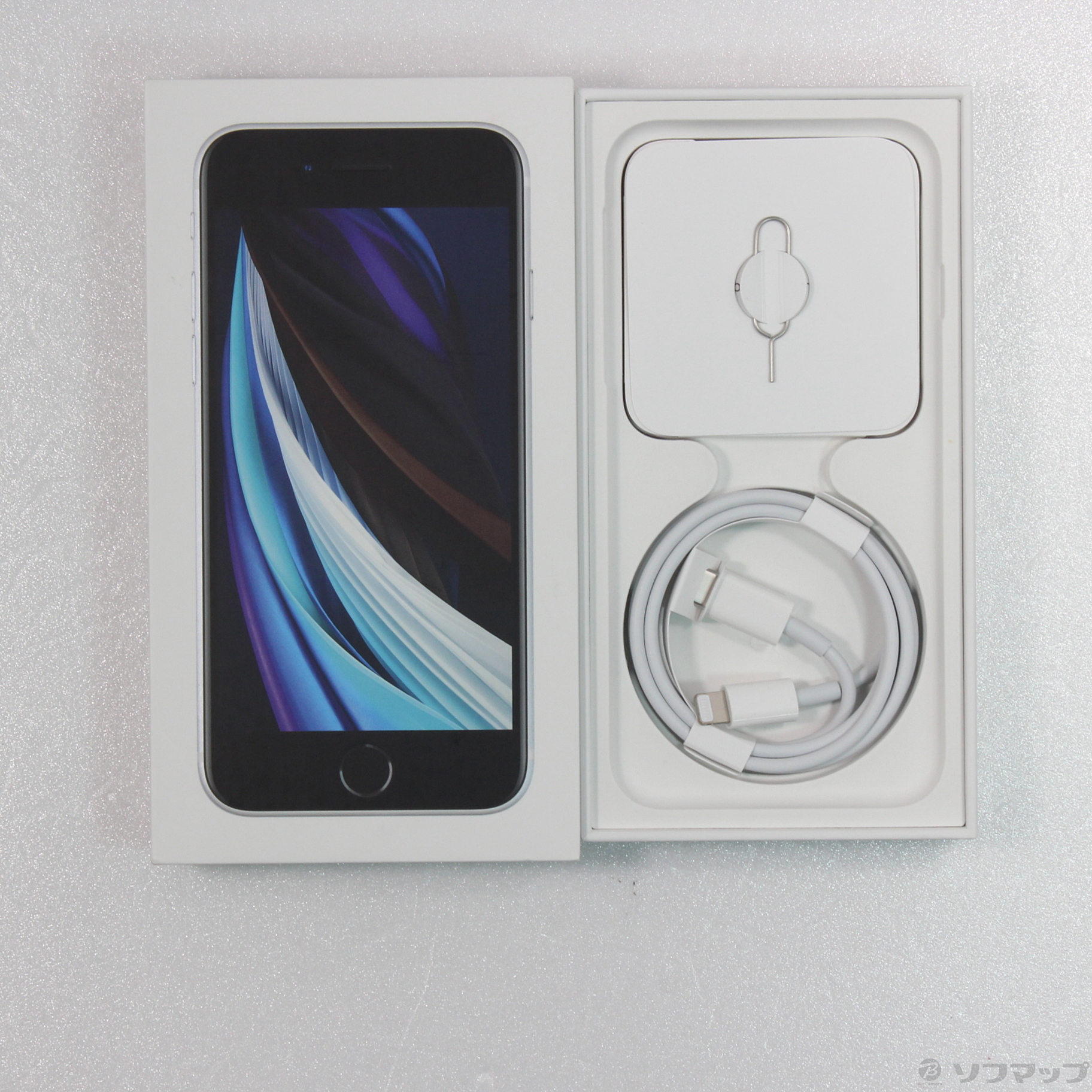 中古】iPhone SE 第2世代 64GB ホワイト MHGQ3J／A SIMフリー