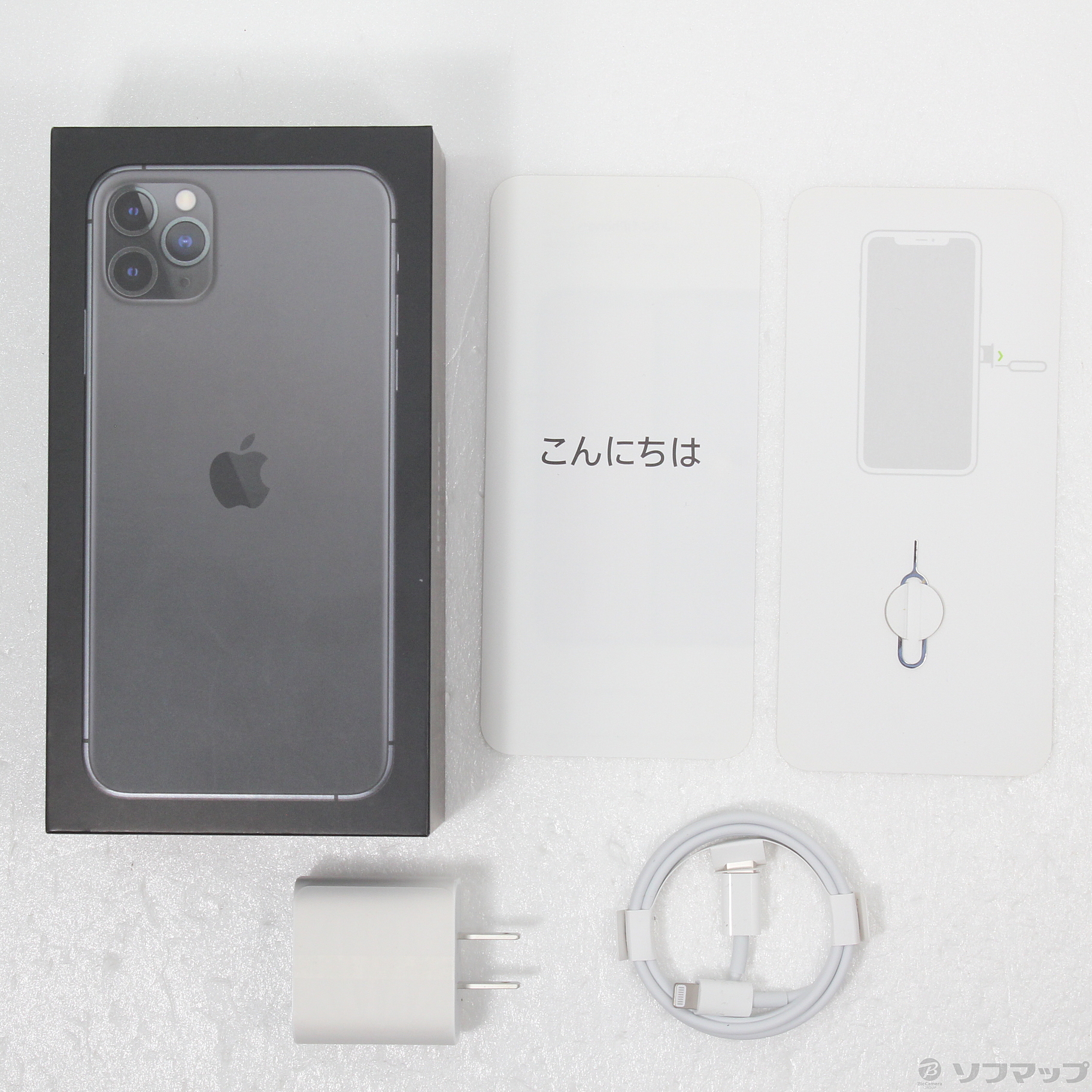 中古】iPhone11 Pro Max 64GB スペースグレイ MWHD2J／A SIMフリー