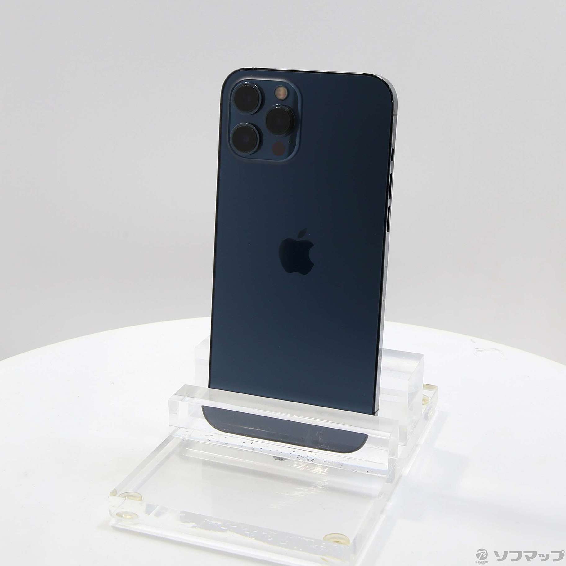 (中古)Apple iPhone12 Pro Max 256GB パシフィックブルー MGD23J/A SIMフリー(262-ud)