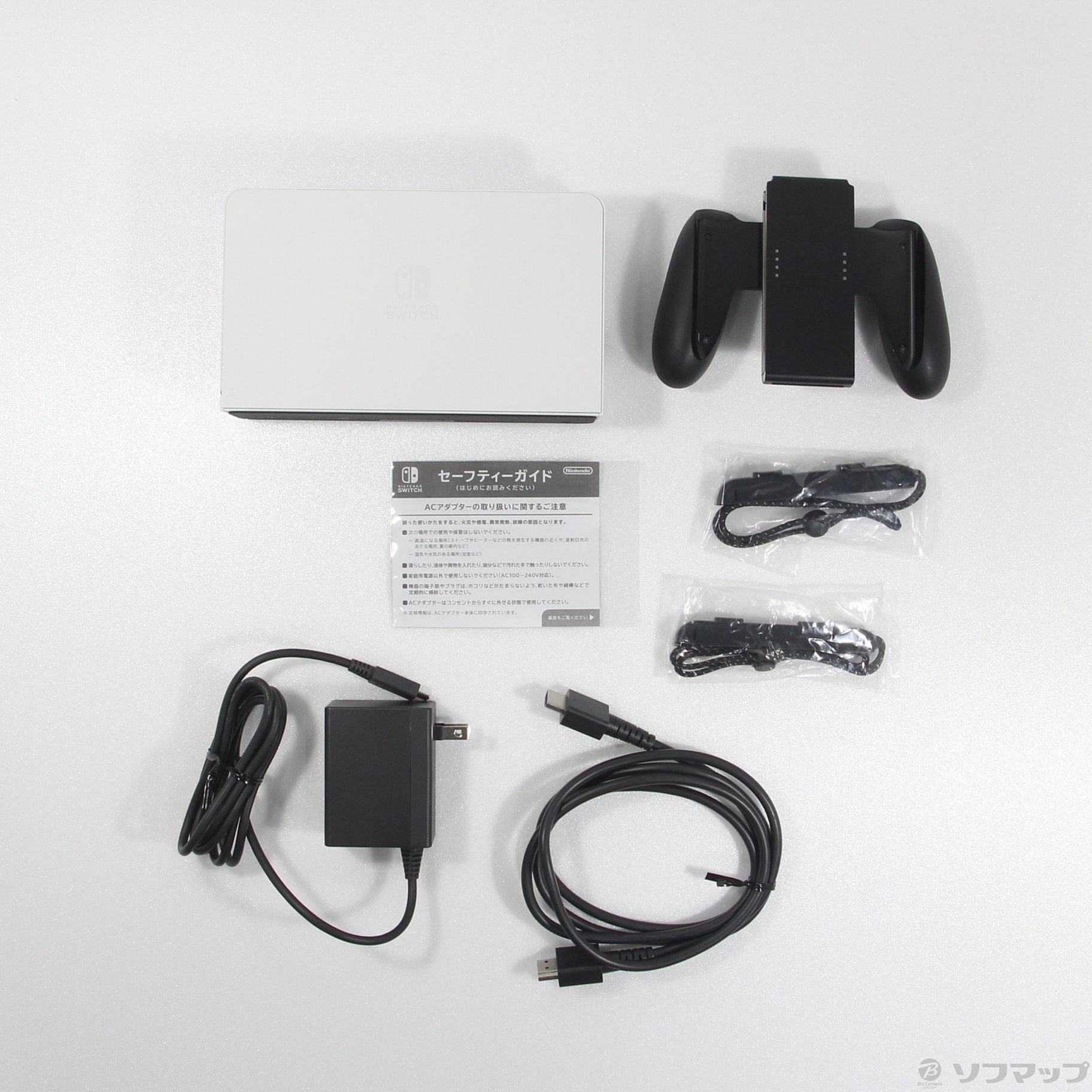 中古】Nintendo Switch 有機ELモデル Joy-Con(L)／(R) ホワイト