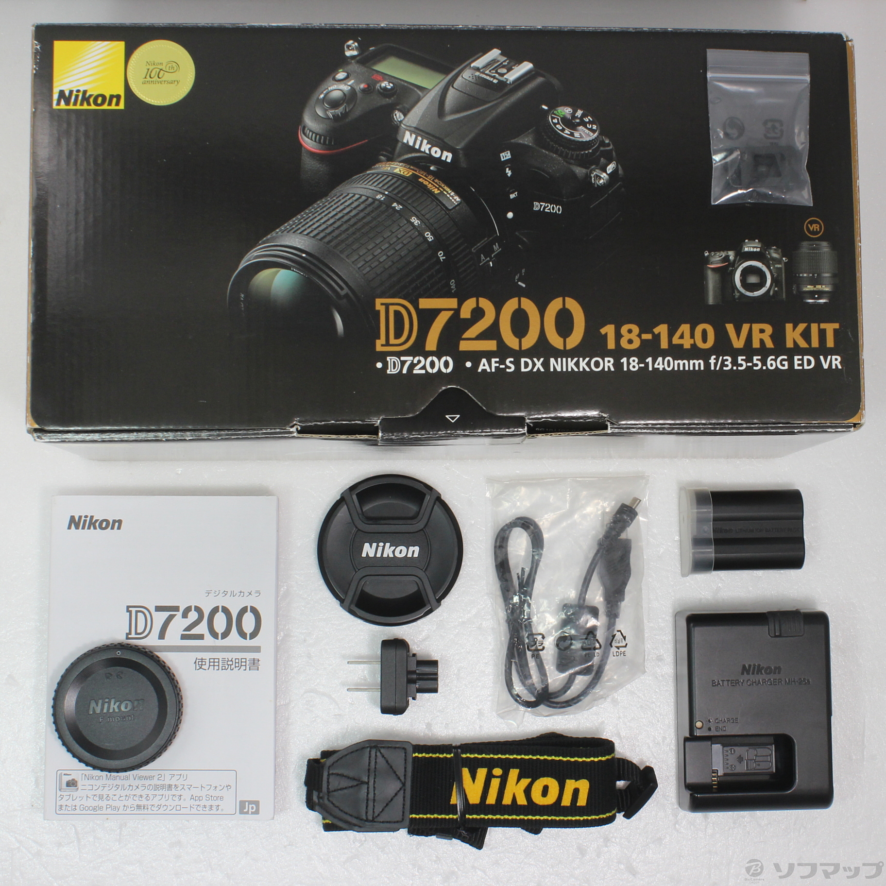 Nikon D7200 VR18-140 レンズキット 中古 - カメラ