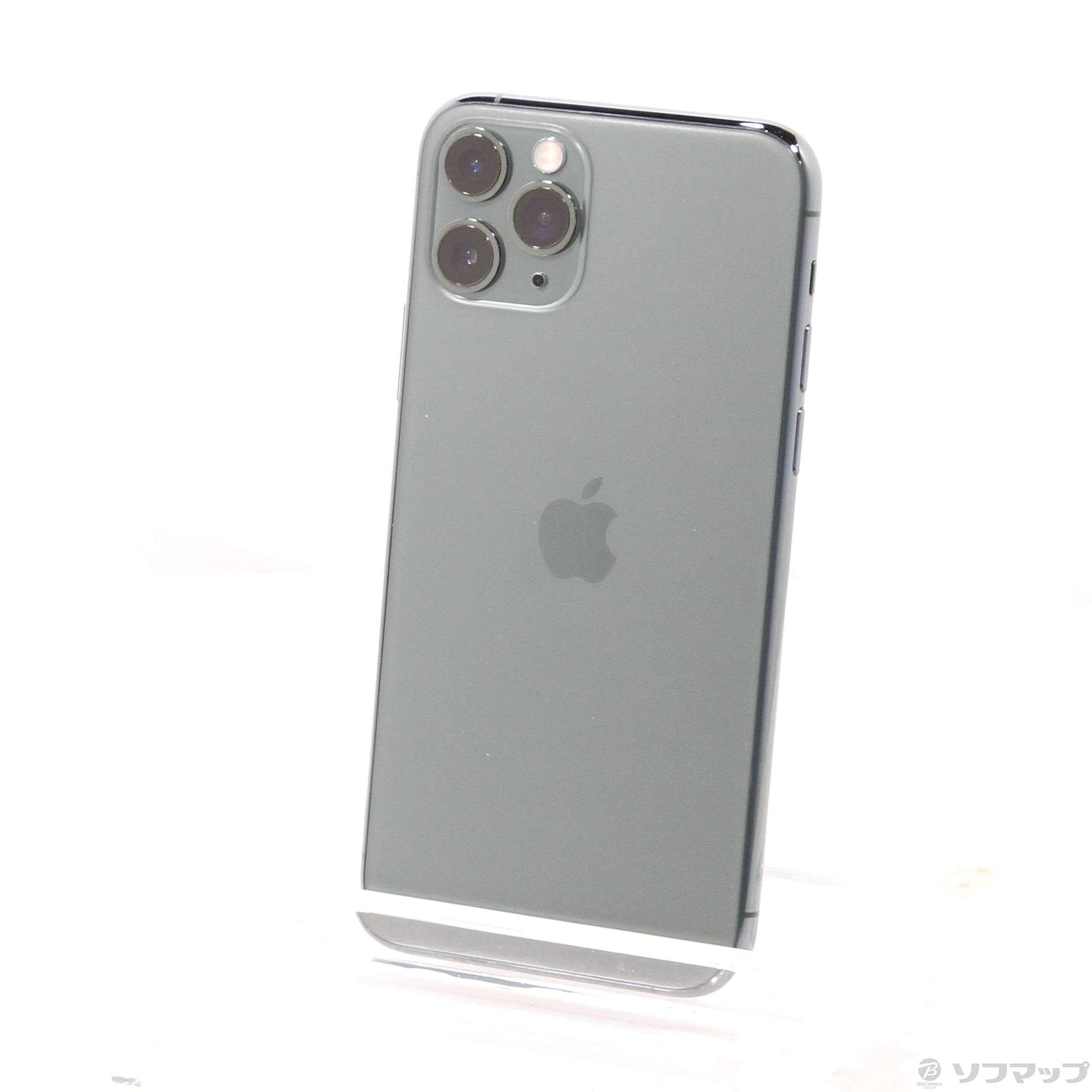 中古】iPhone11 Pro 256GB ミッドナイトグリーン MWCC2J／A SIMフリー