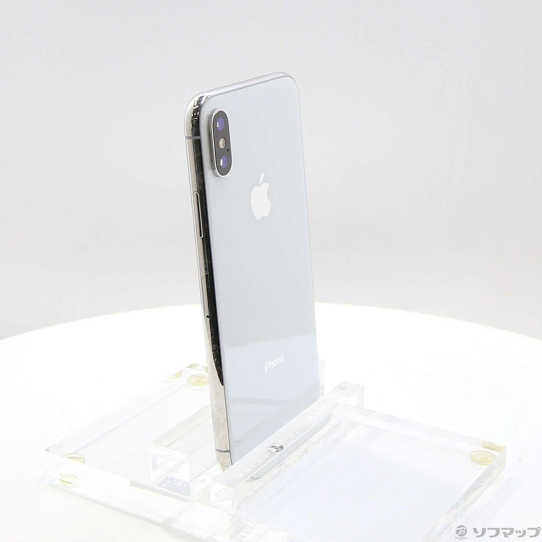 中古】iPhoneX 256GB シルバー NQC22J／A SIMフリー [2133051780138