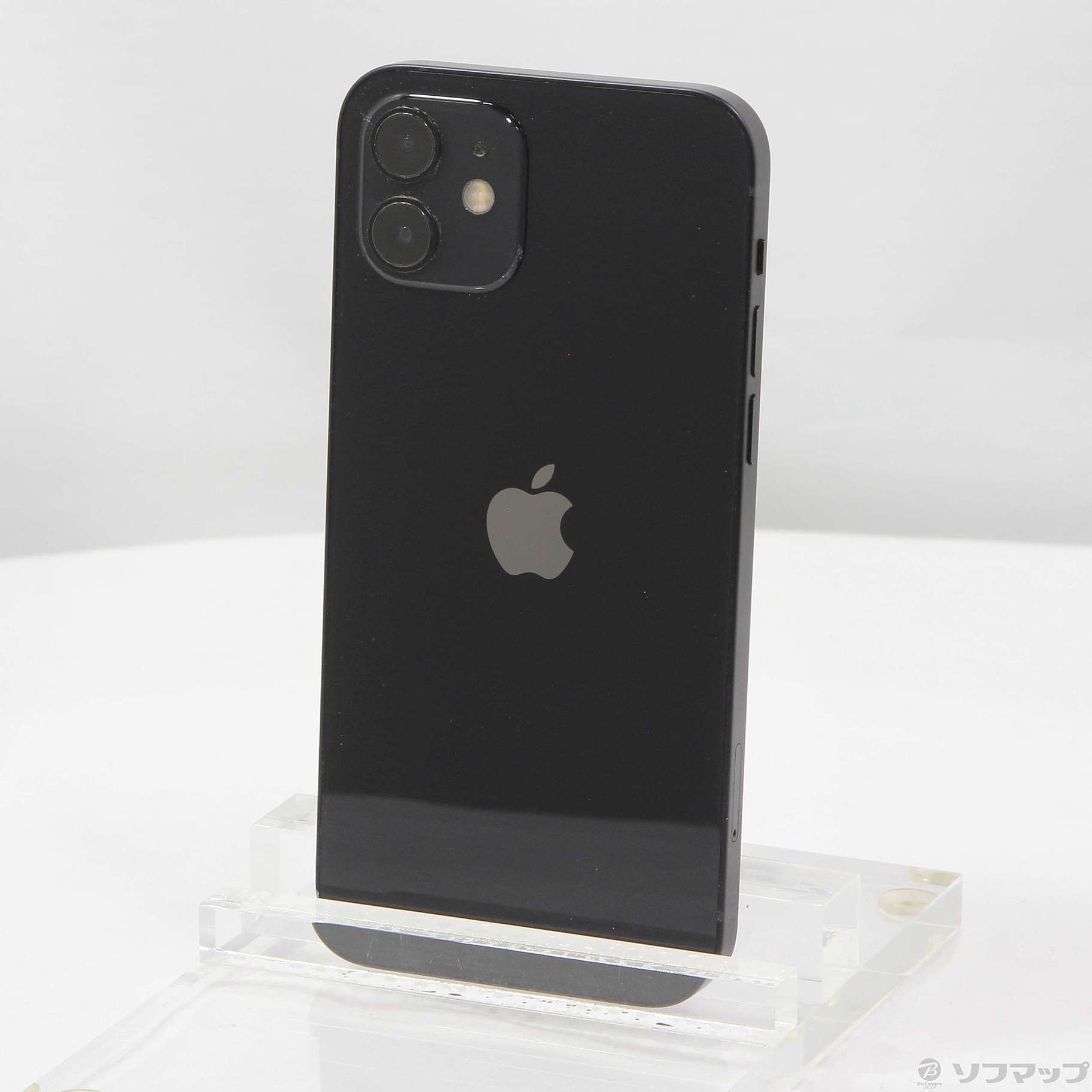 (中古)Apple iPhone12 64GB ブラック MGHN3J/A SIMフリー(258-ud)