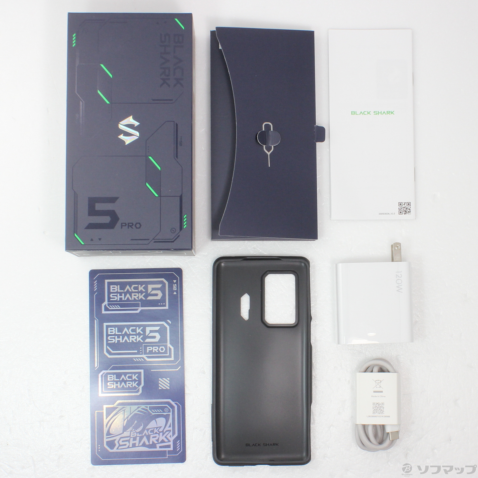 Black Shark 5 Pro 256GB ブラック SHARK KYUS-H0 SIMフリー Black Shark 5 Pro 256GB ブラック SHARK KYUS-H0 SIMフリー