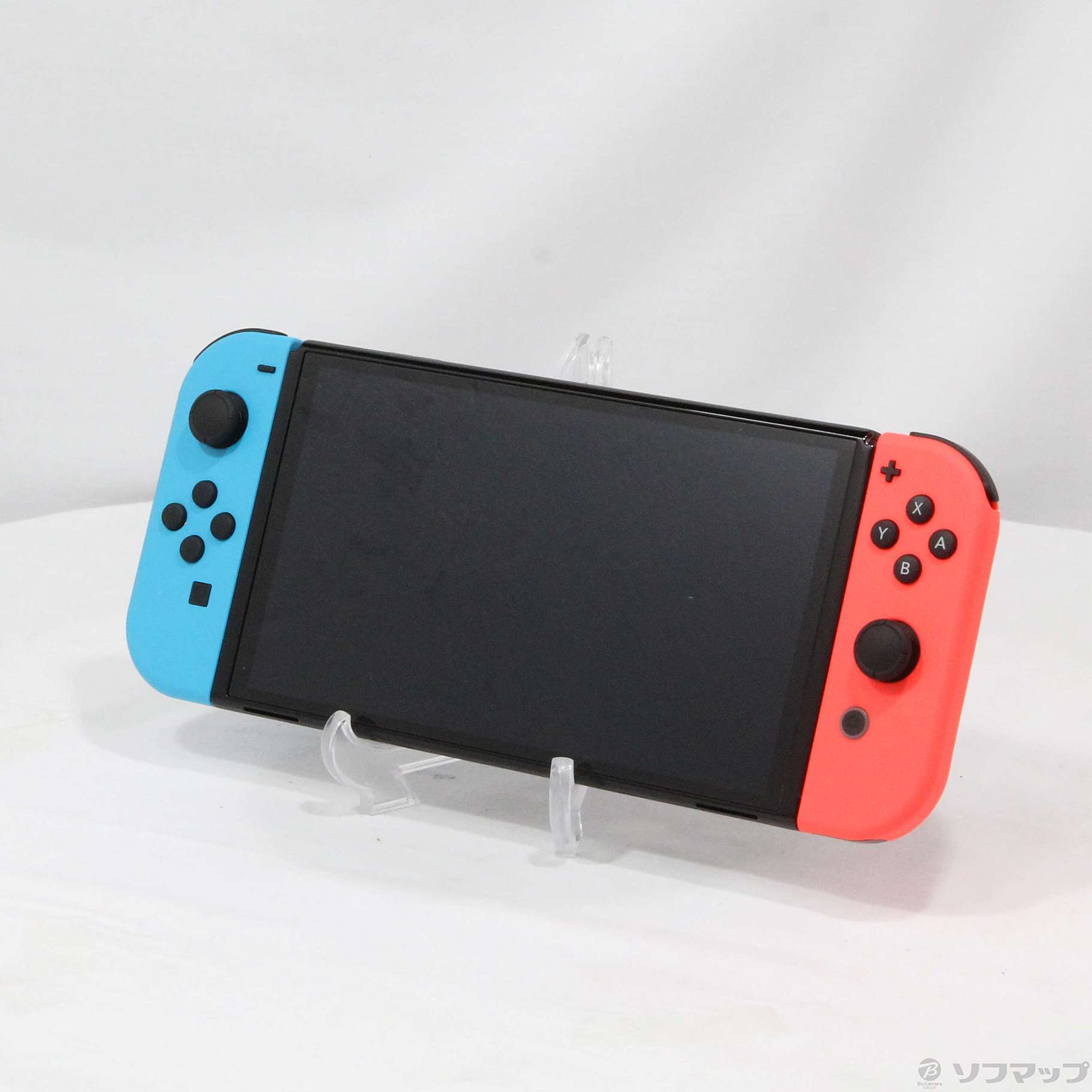 中古】Nintendo Switch 有機ELモデル Joy-Con(L) ネオンブルー／(R