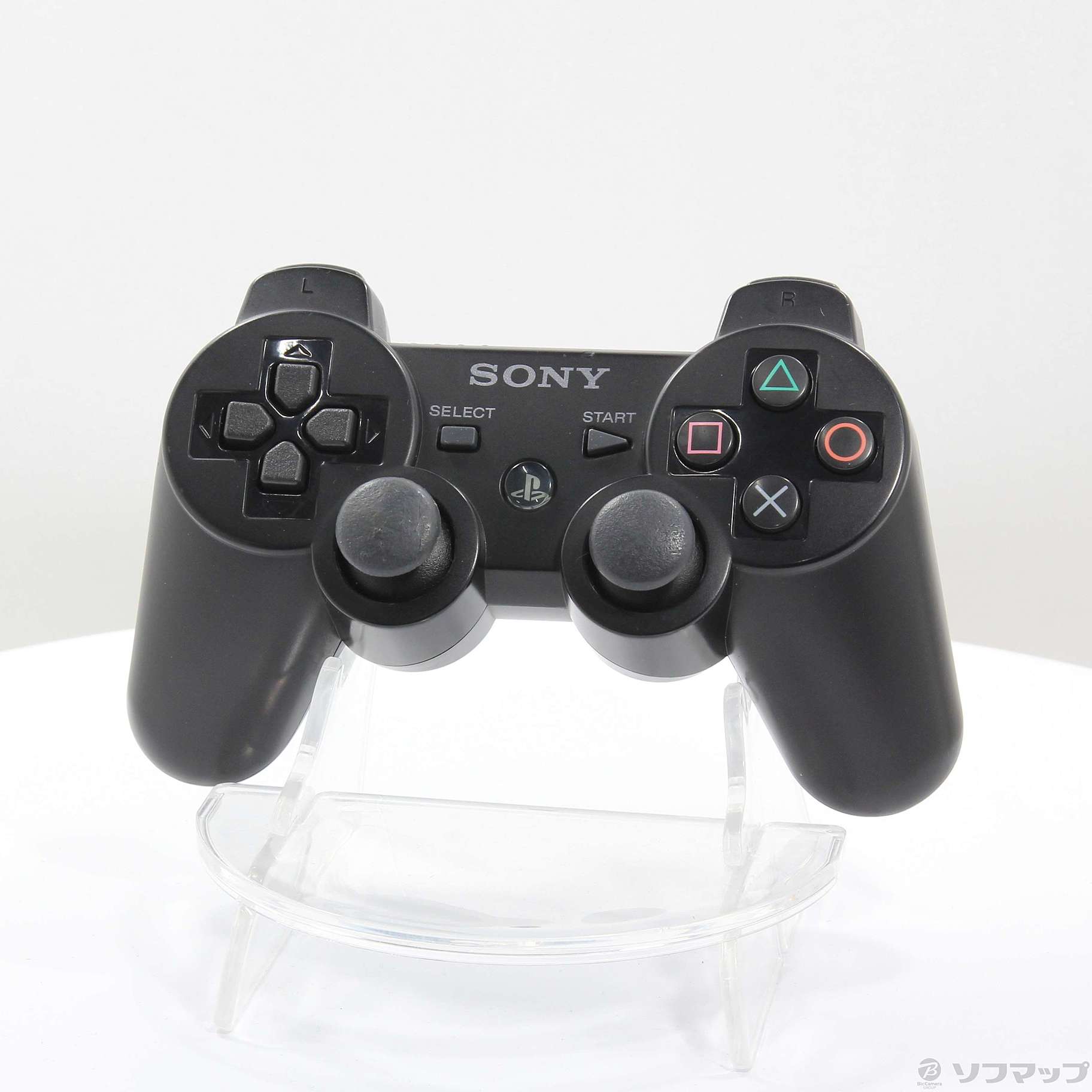 中古】ワイヤレスコントローラー DUALSHOCK3 クリアブラック 【PS3