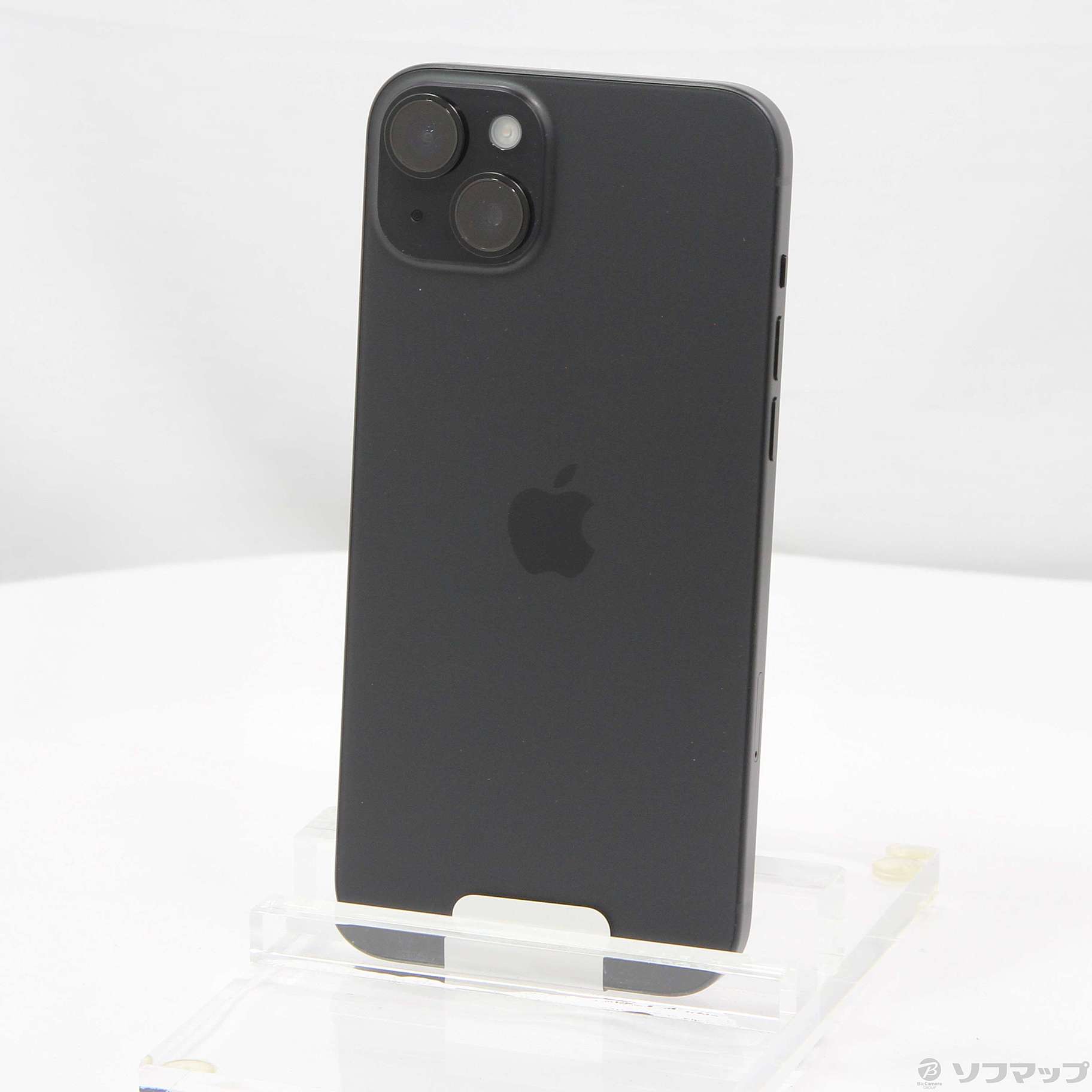 中古】iPhone15 Plus 256GB ブラック MU0F3J／A SIMフリー