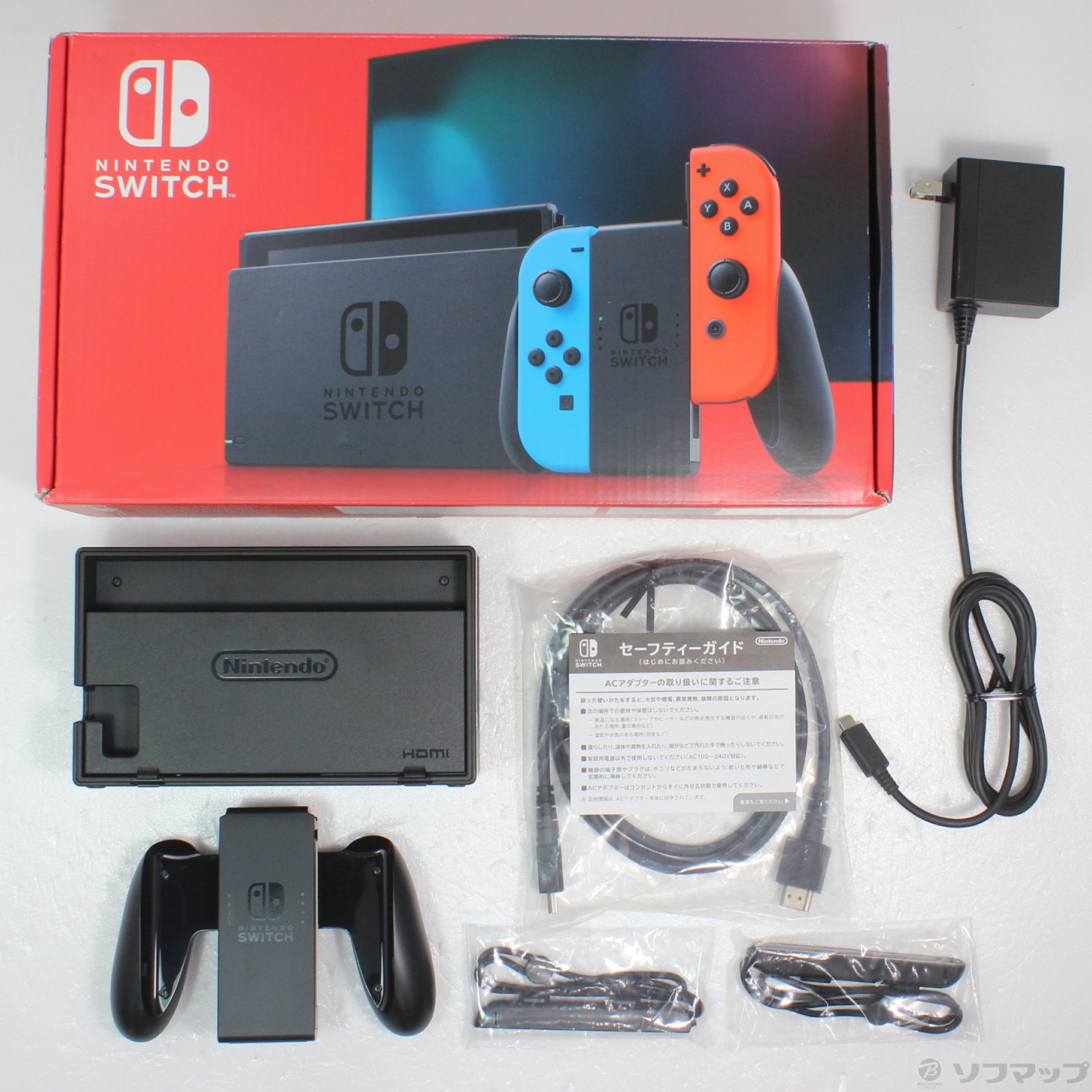 中古】Nintendo Switch Joy-Con (L) ネオンブルー／ (R) ネオン