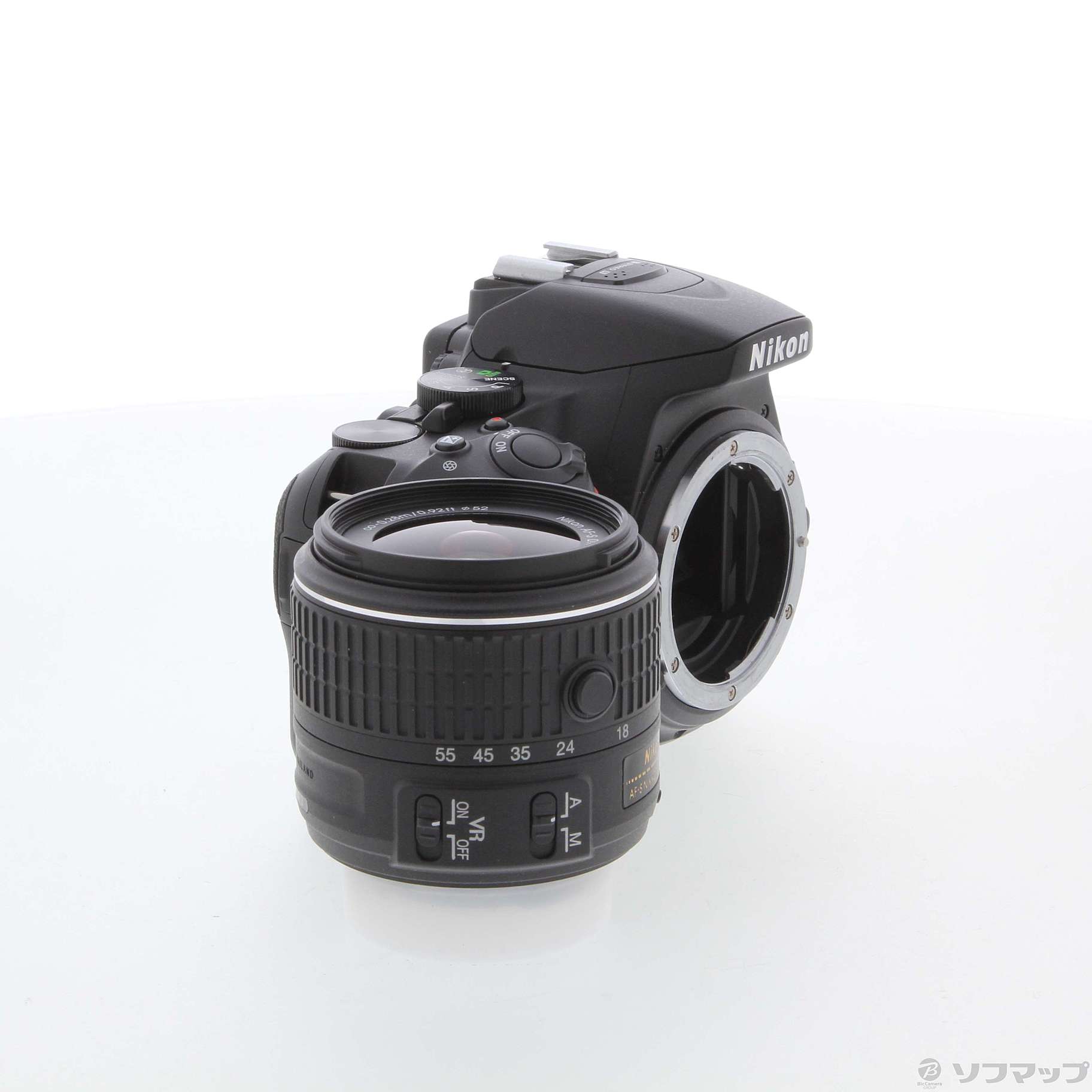 中古】NIKON D5500 18-55 VRII レンズキット ブラック [2133051865965