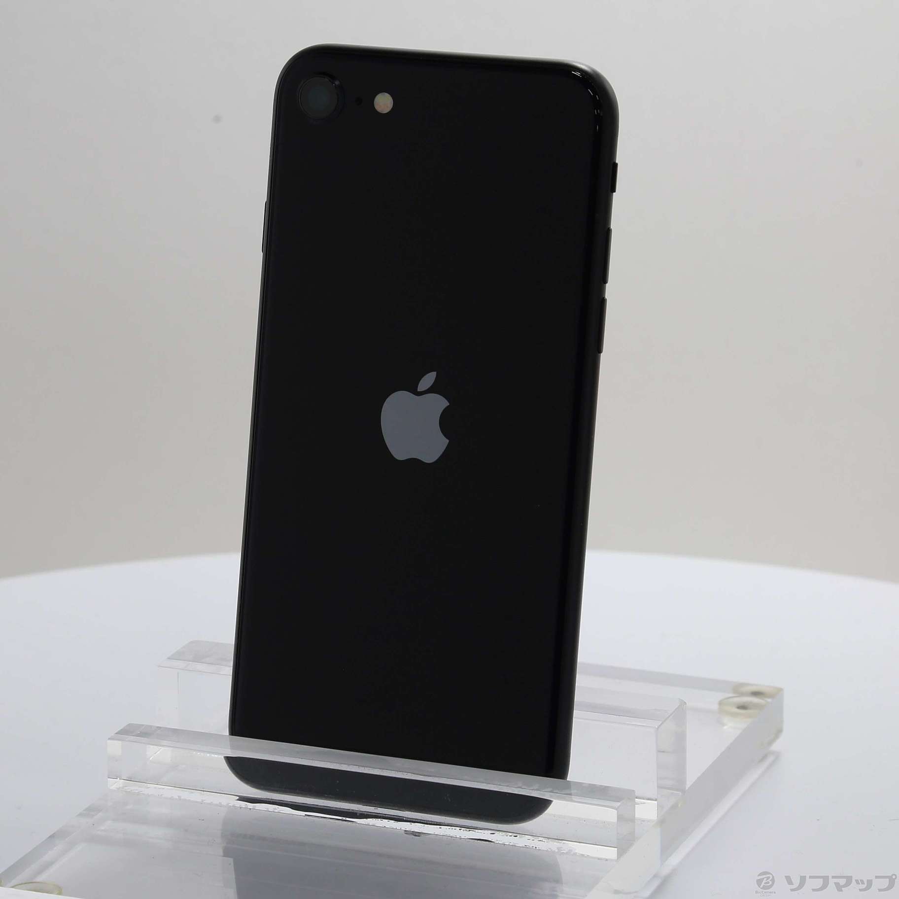 中古】iPhone SE 第3世代 128GB ミッドナイト MMYF3J／A SIMフリー