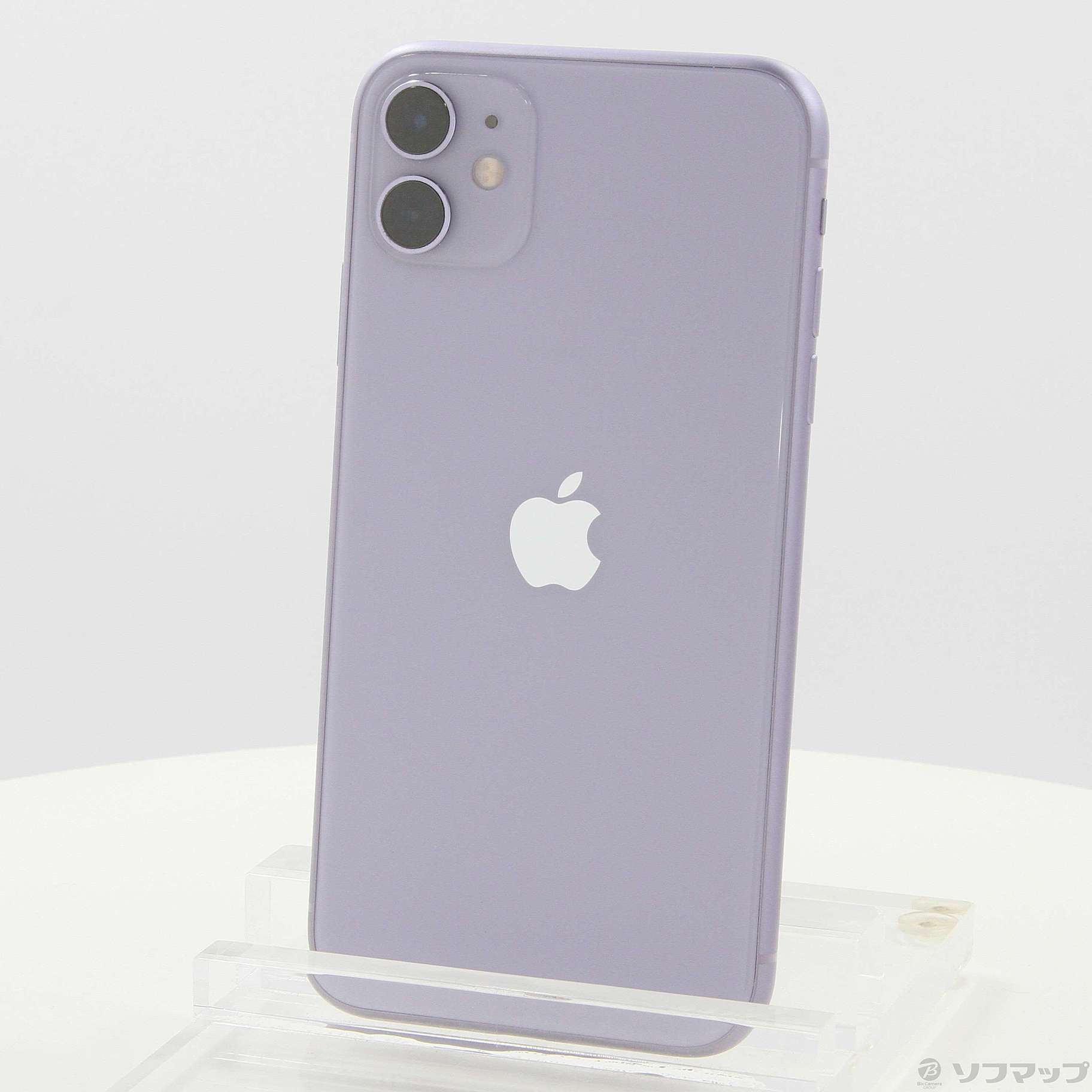 中古】iPhone11 64GB パープル MWLX2J／A SIMフリー [2133051880449