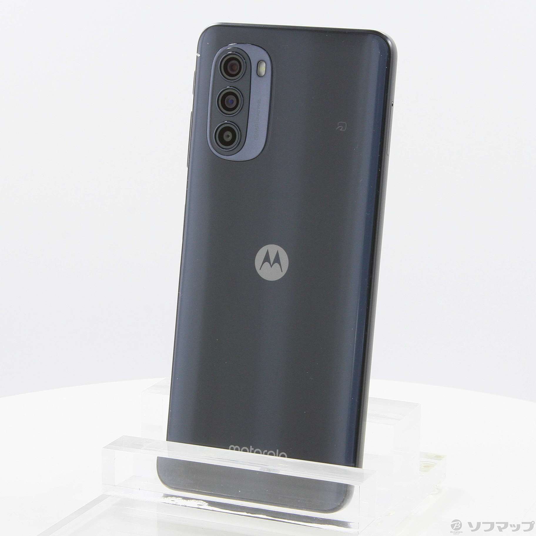 中古】moto g52j 5G 128GB インクブラック PATM0000JP SIMフリー